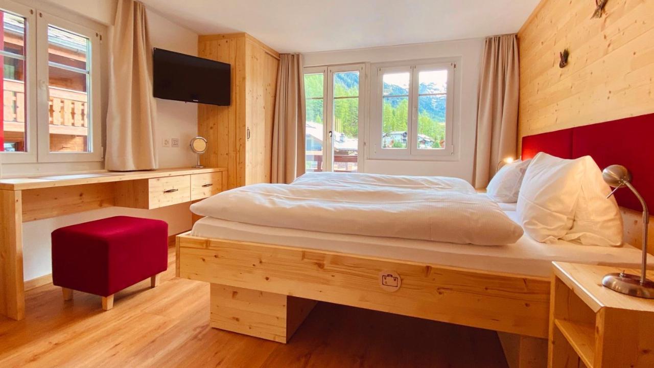 Doppelzimmer mit Blick auf das Matterhorn