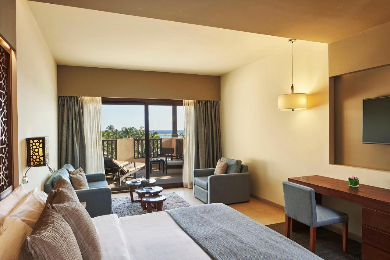 Familienzimmer mit Kingsize-Bett, Meerblick und Zugang zum Aquapark