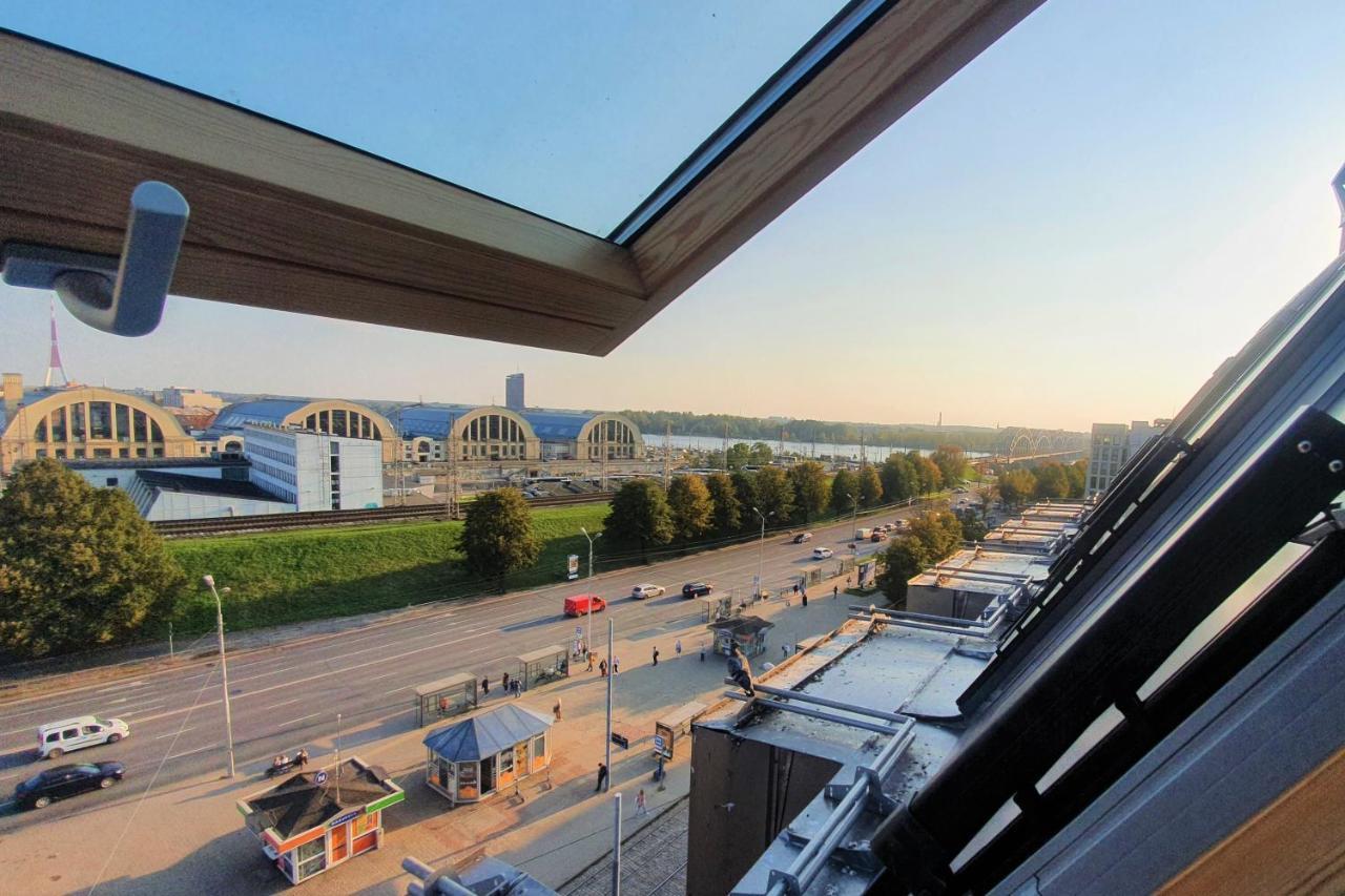 Mansarden Doppel- oder Zweibettzimmer mit Stadtblick