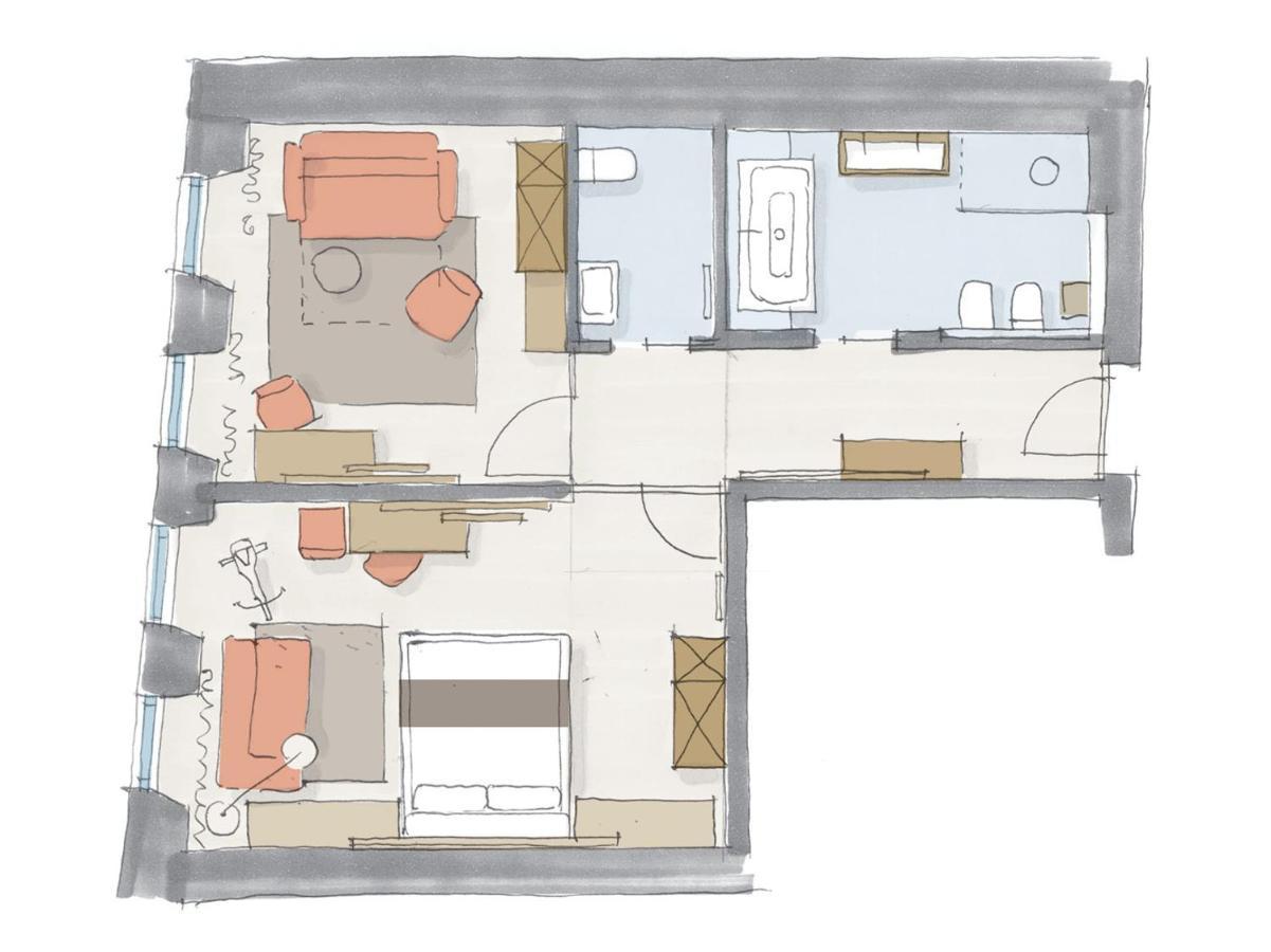 Suite mit 2 Schlafzimmern