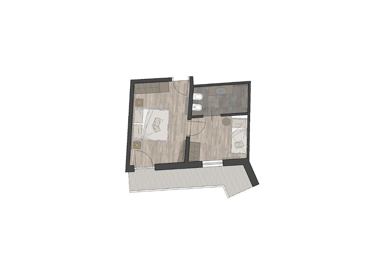 Doppelzimmer mit Balkon