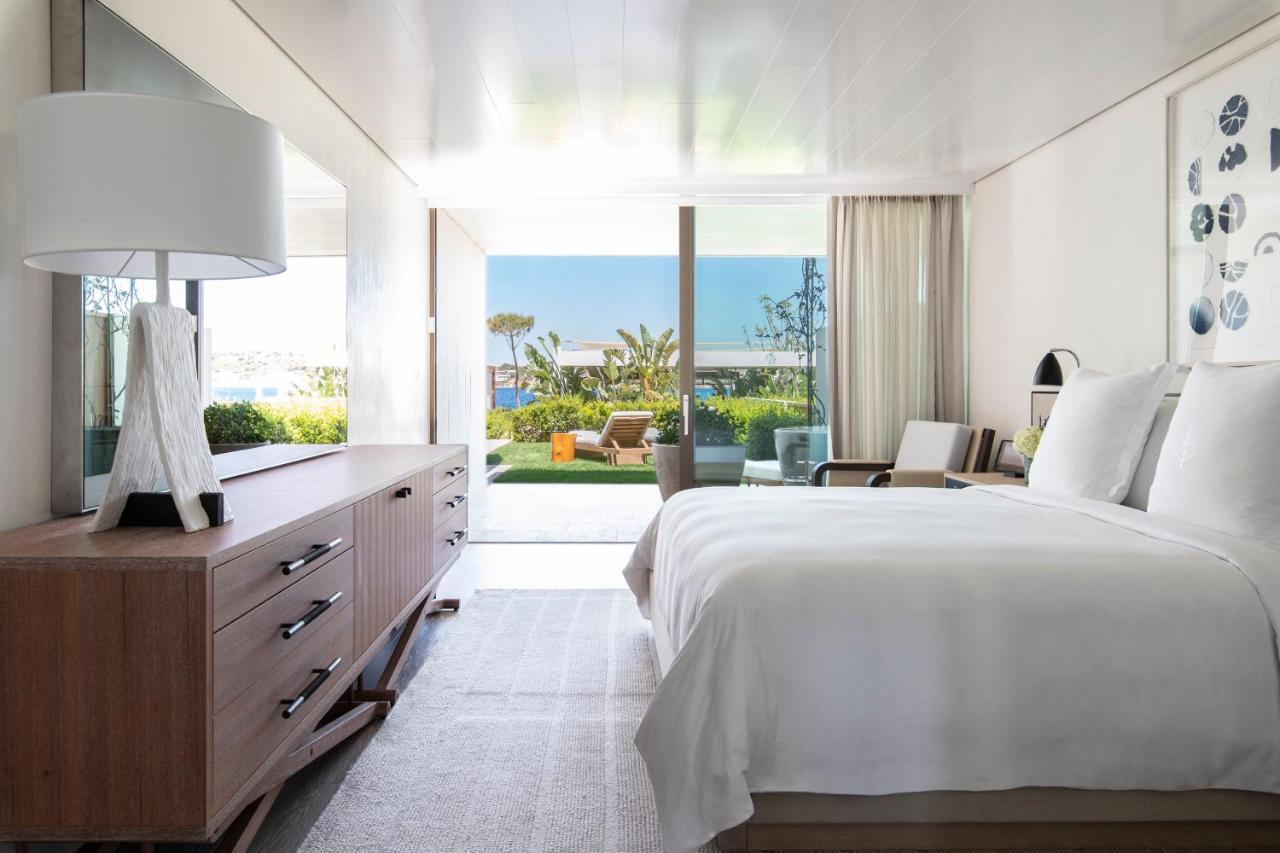 Nafsika Zimmer mit Kingsize-Bett, Meerblick und Garten