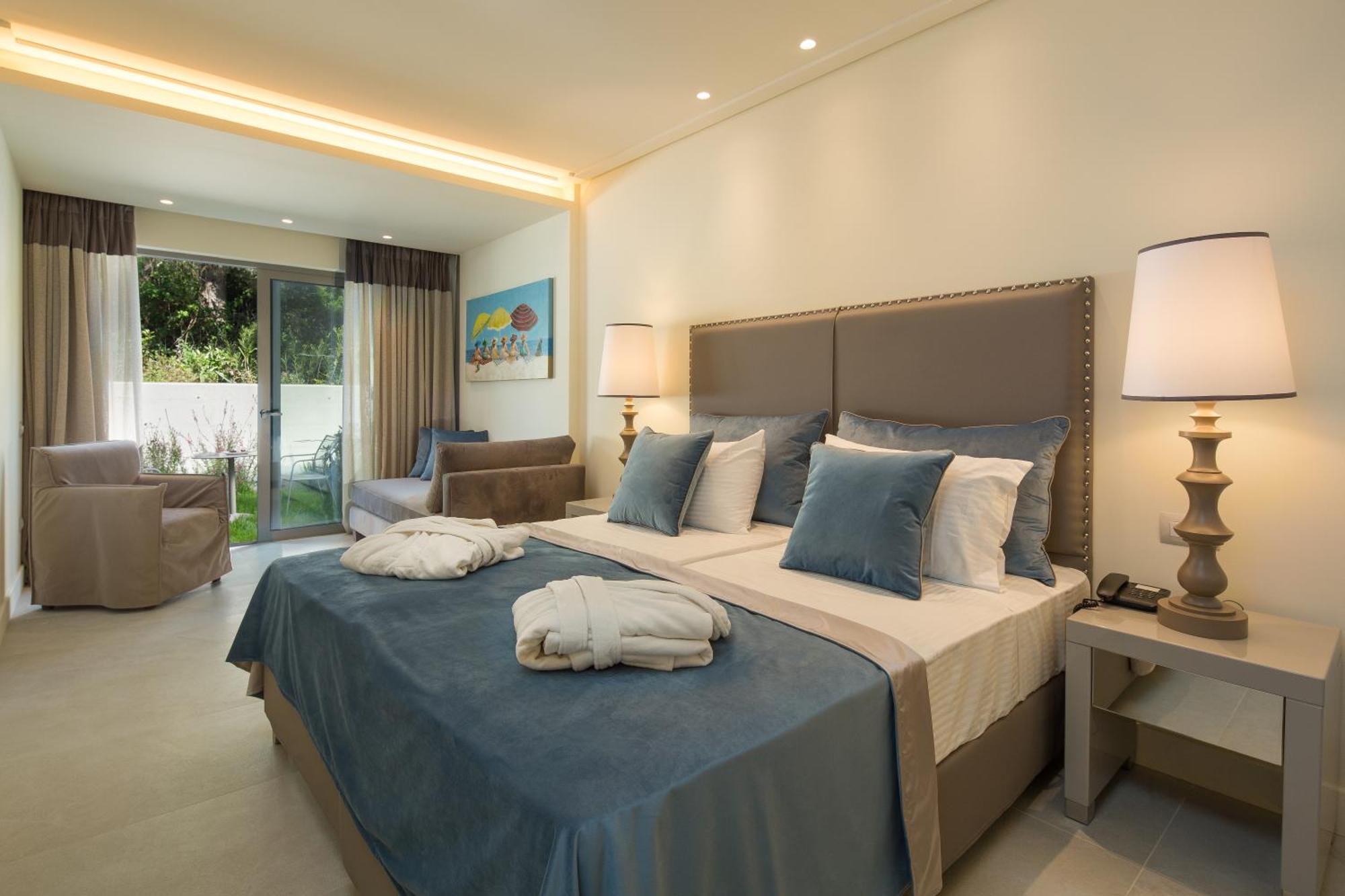 Deluxe Zimmer mit Blick auf den Garten