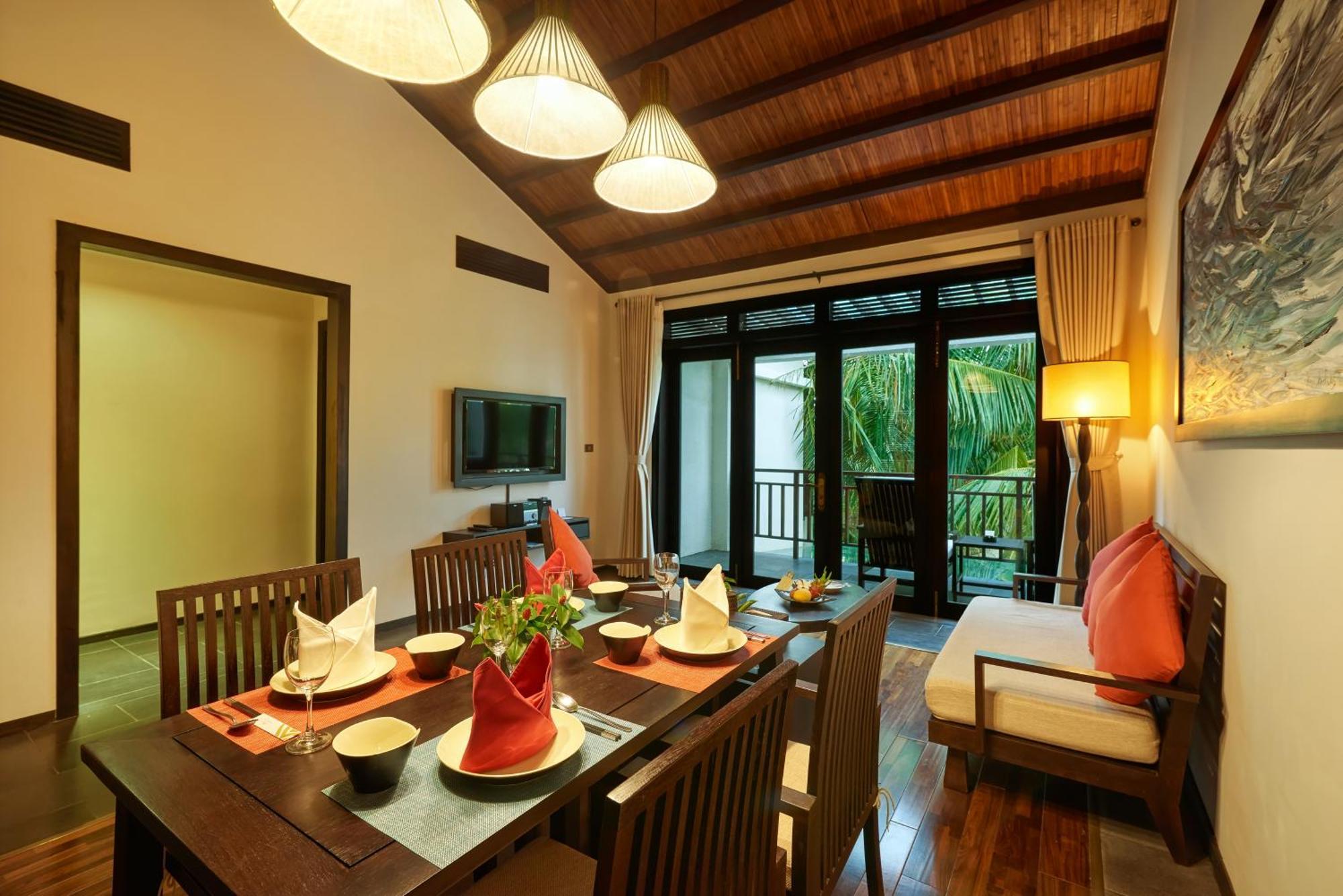 Familienvilla mit 2 Schlafzimmern und Gartenblick