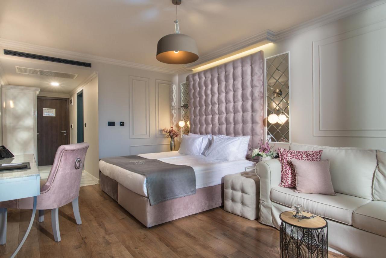Deluxe Doppelzimmer mit einem Balkon und seitlichem Meerblick – Kostenloser Parkplatz und Zugang zum Wellnessbereich