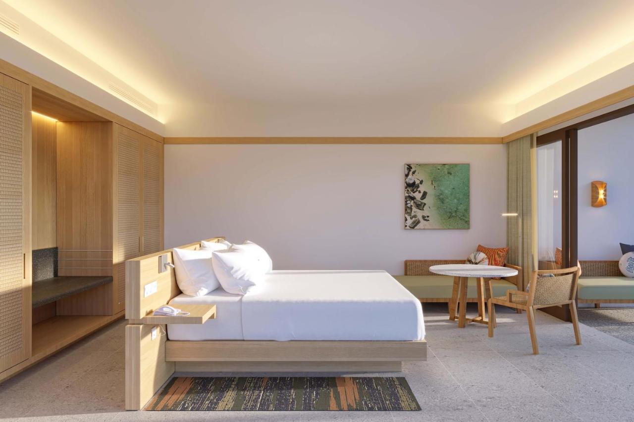 Zimmer mit Kingsize-Bett, Gartenblick und Balkon