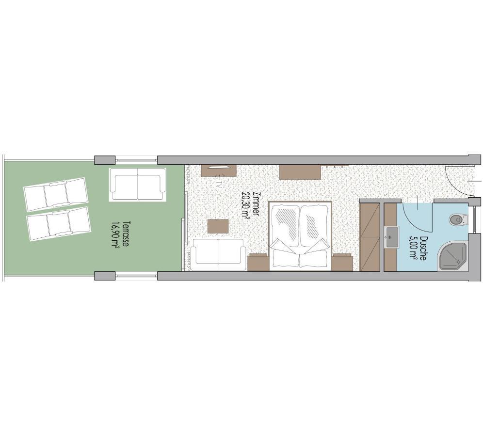 Comfort Doppelzimmer mit Terrasse