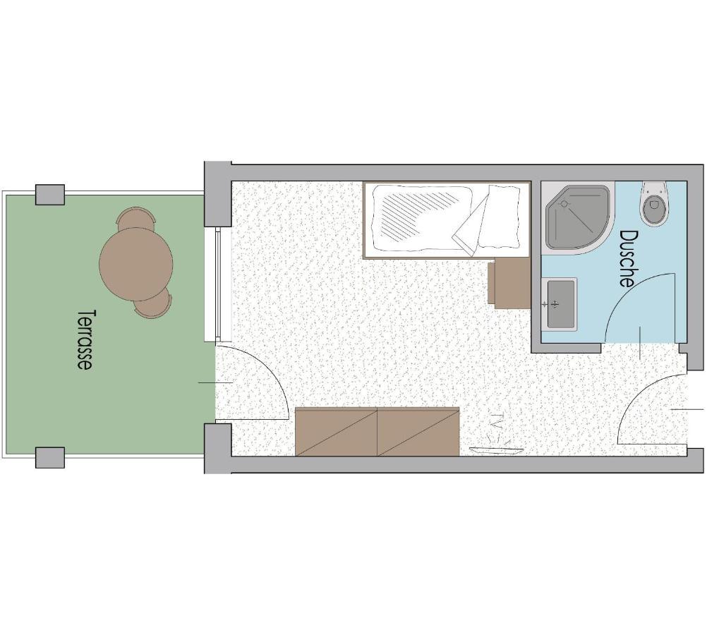Economy Doppel-/Zweibettzimmer