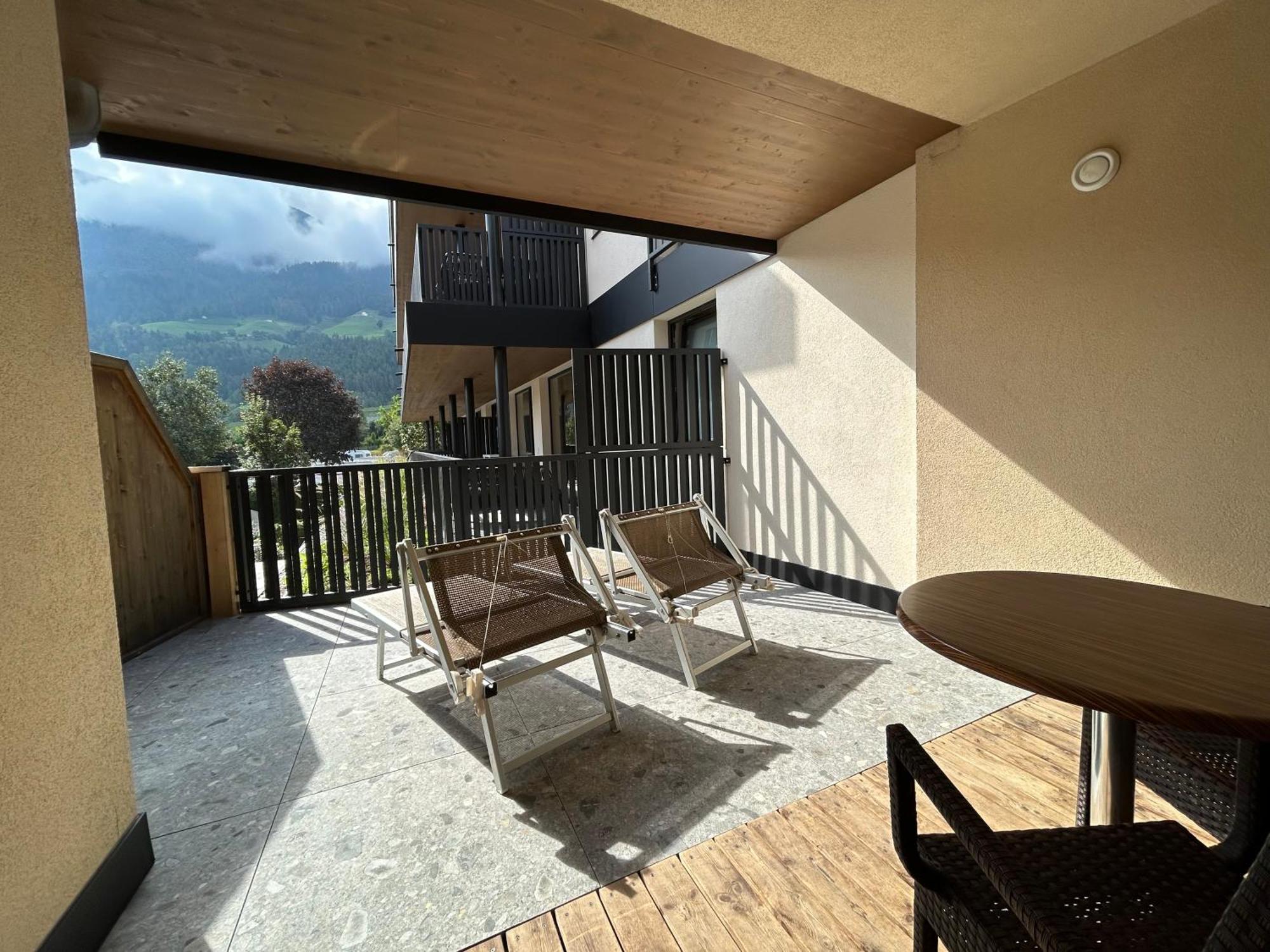 Apartment mit Gartenblick