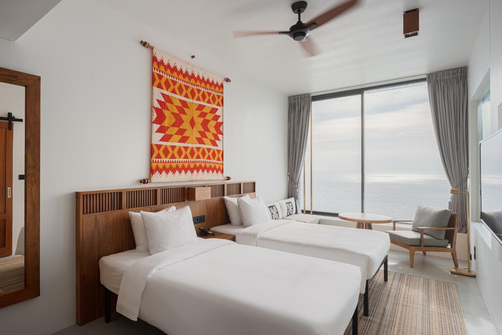 Deluxe Zweibettzimmer mit Meerblick