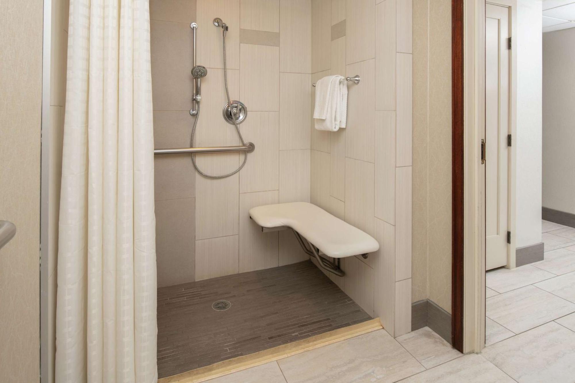King Room Roll Shower Mobility or Hearing Accessible