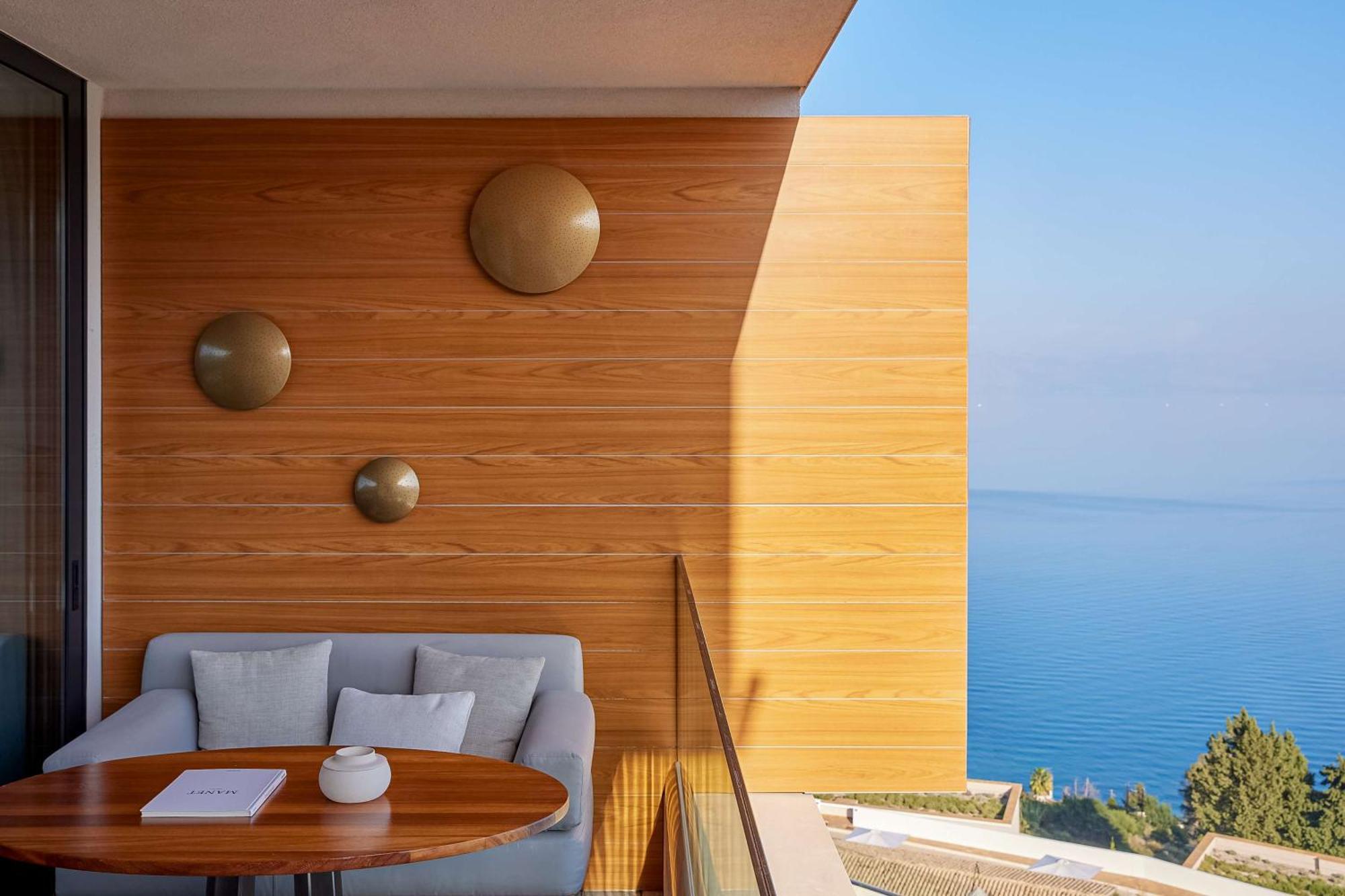 Suite mit 1 Schlafzimmer und Blick auf das Ionische Meer