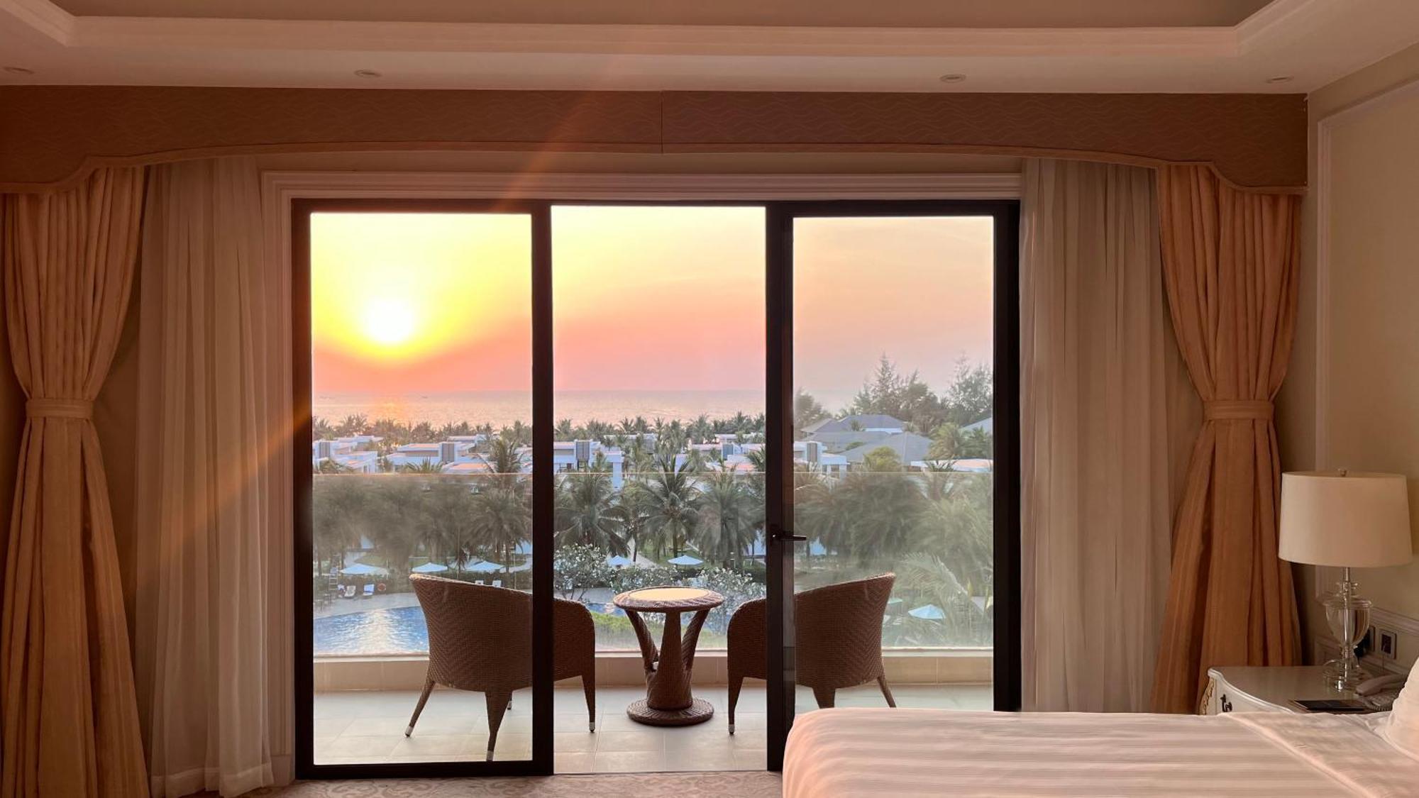 Deluxe Zweibettzimmer mit Meerblick