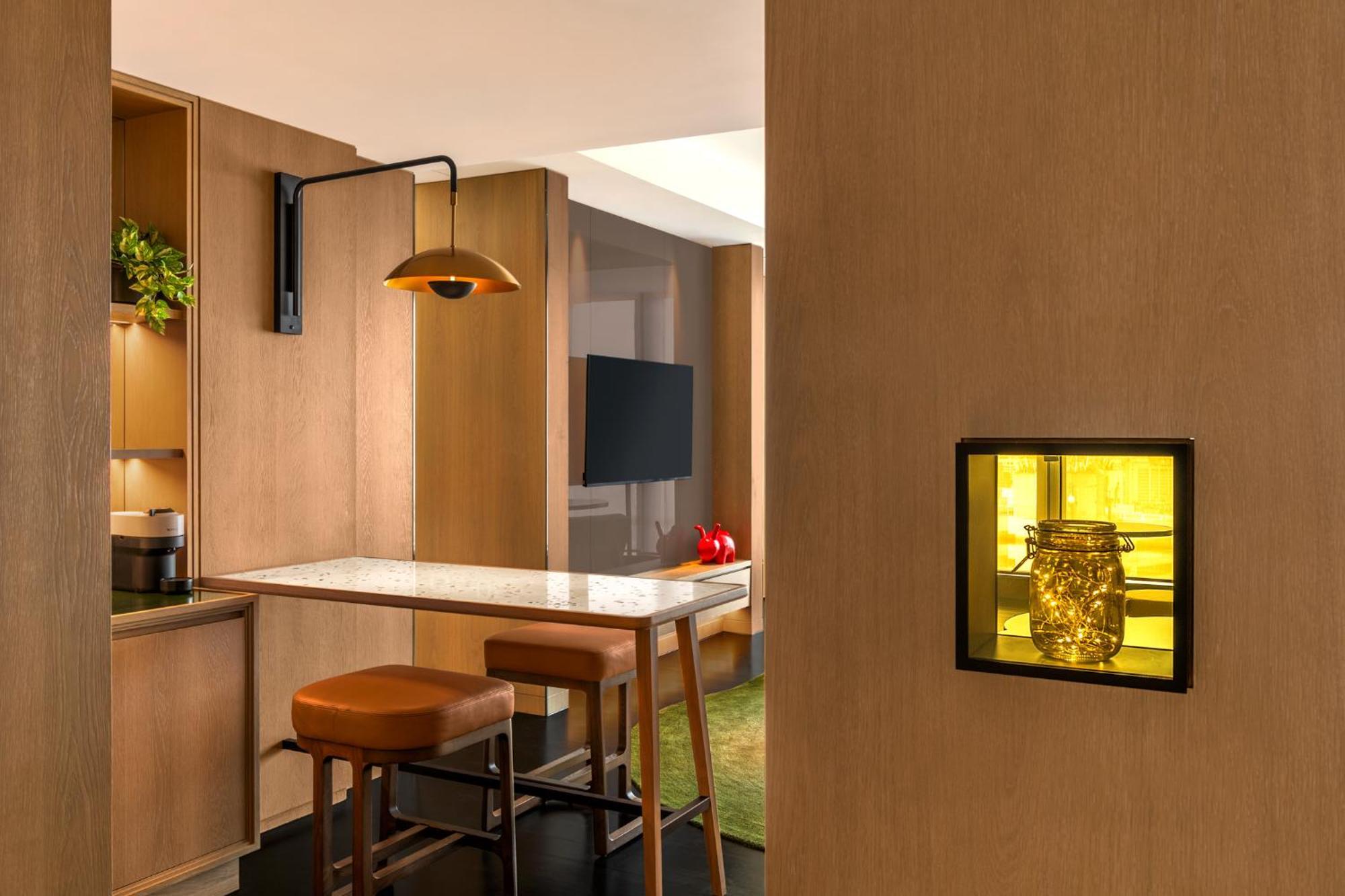 Marvelous Room - Suite mit 1 Schlafzimmer mit 1 Kingsize-Bett und Stadtblick
