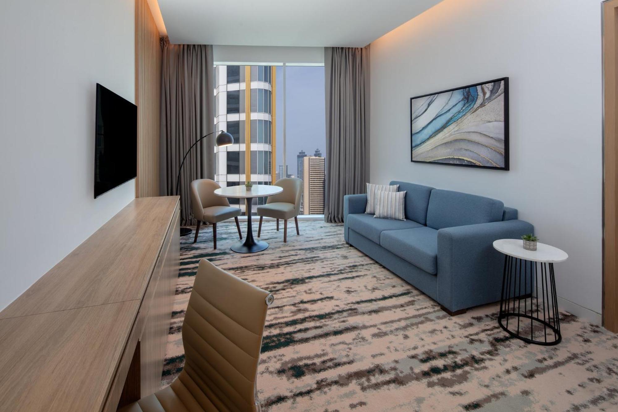 Suite mit 1 Schlafzimmer und Blick auf den Burj Khalifa - Raucher