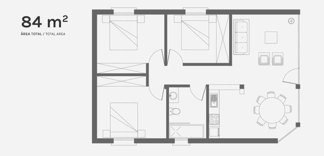 Haus mit 3 Schlafzimmern