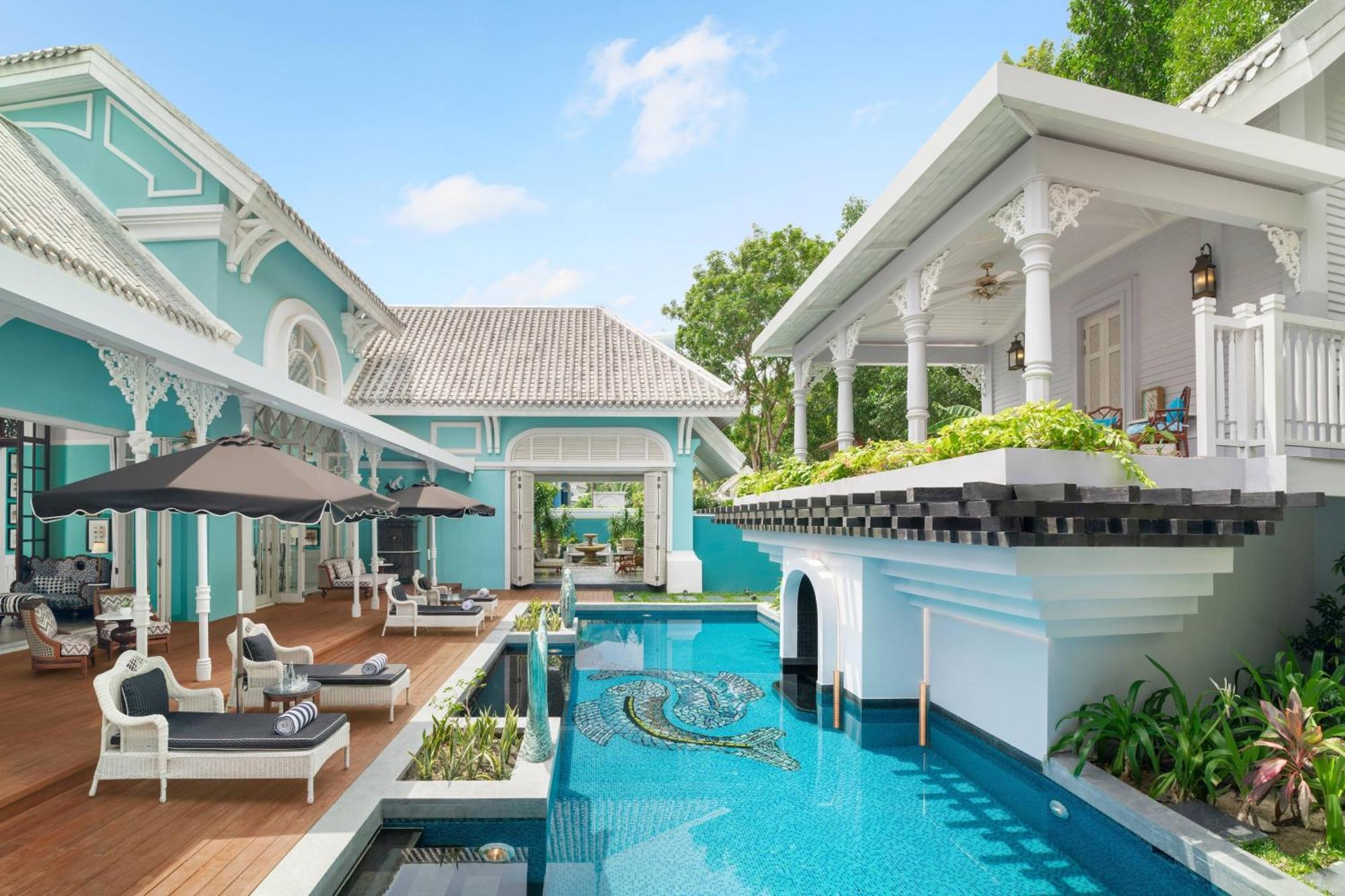 Villa mit 1 Schlafzimmer, Gartenblick und eigenem Pool