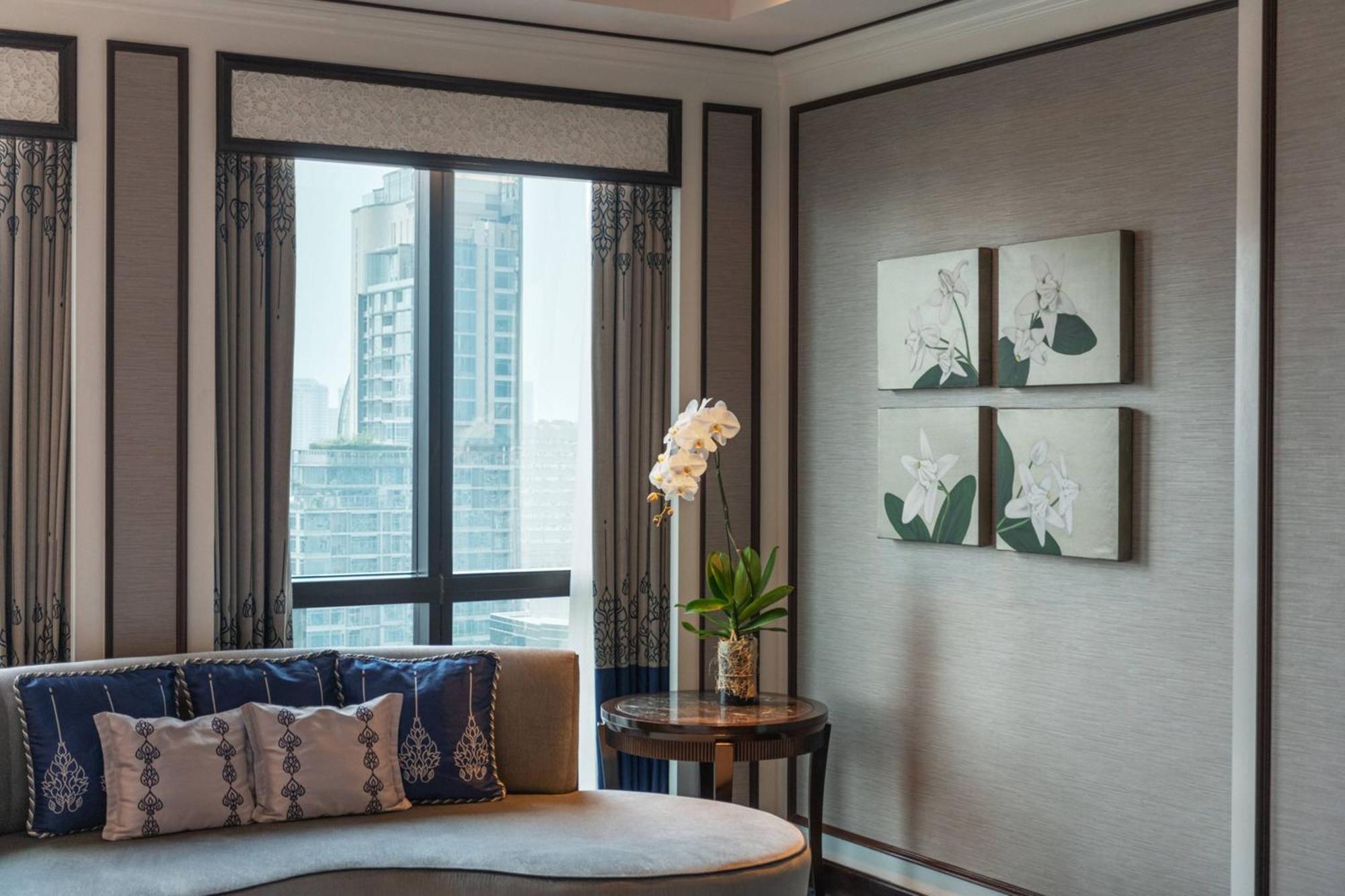 Royal Zimmer mit 2 Doppelbetten und Stadtblick