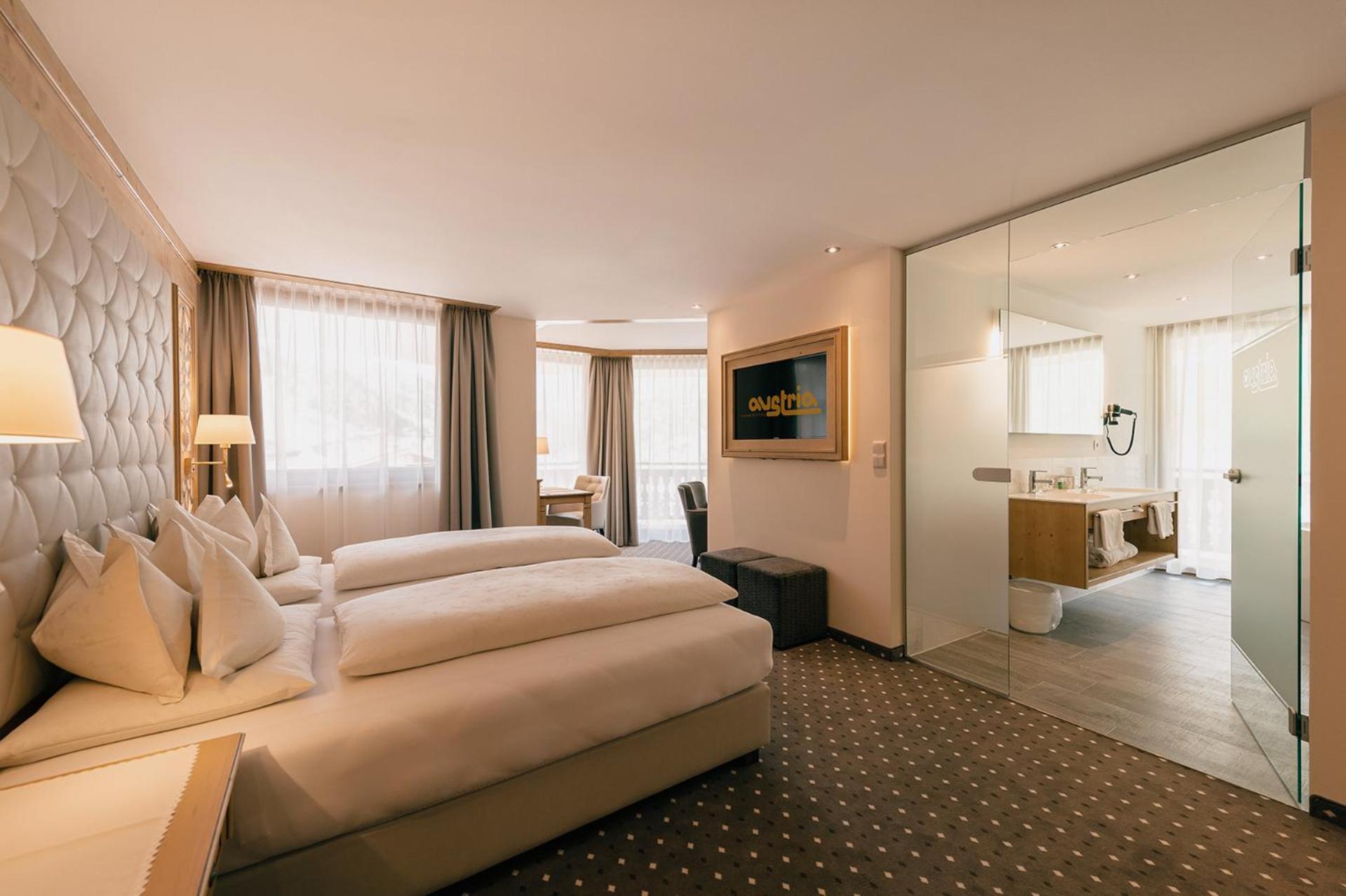 Suite mit Bergblick