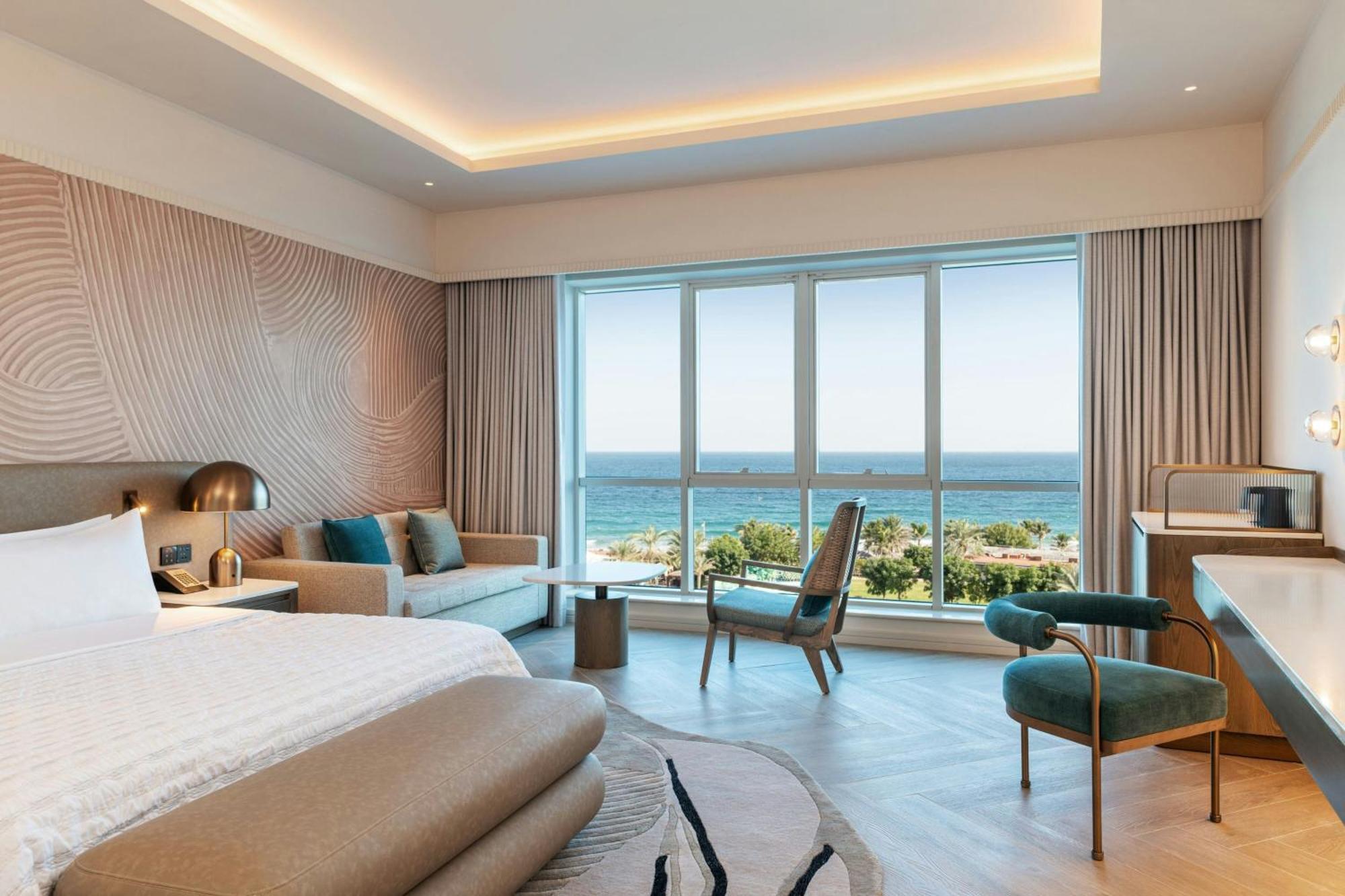 Deluxe Zimmer mit Kingsize-Bett, Renovierung, Meerblick