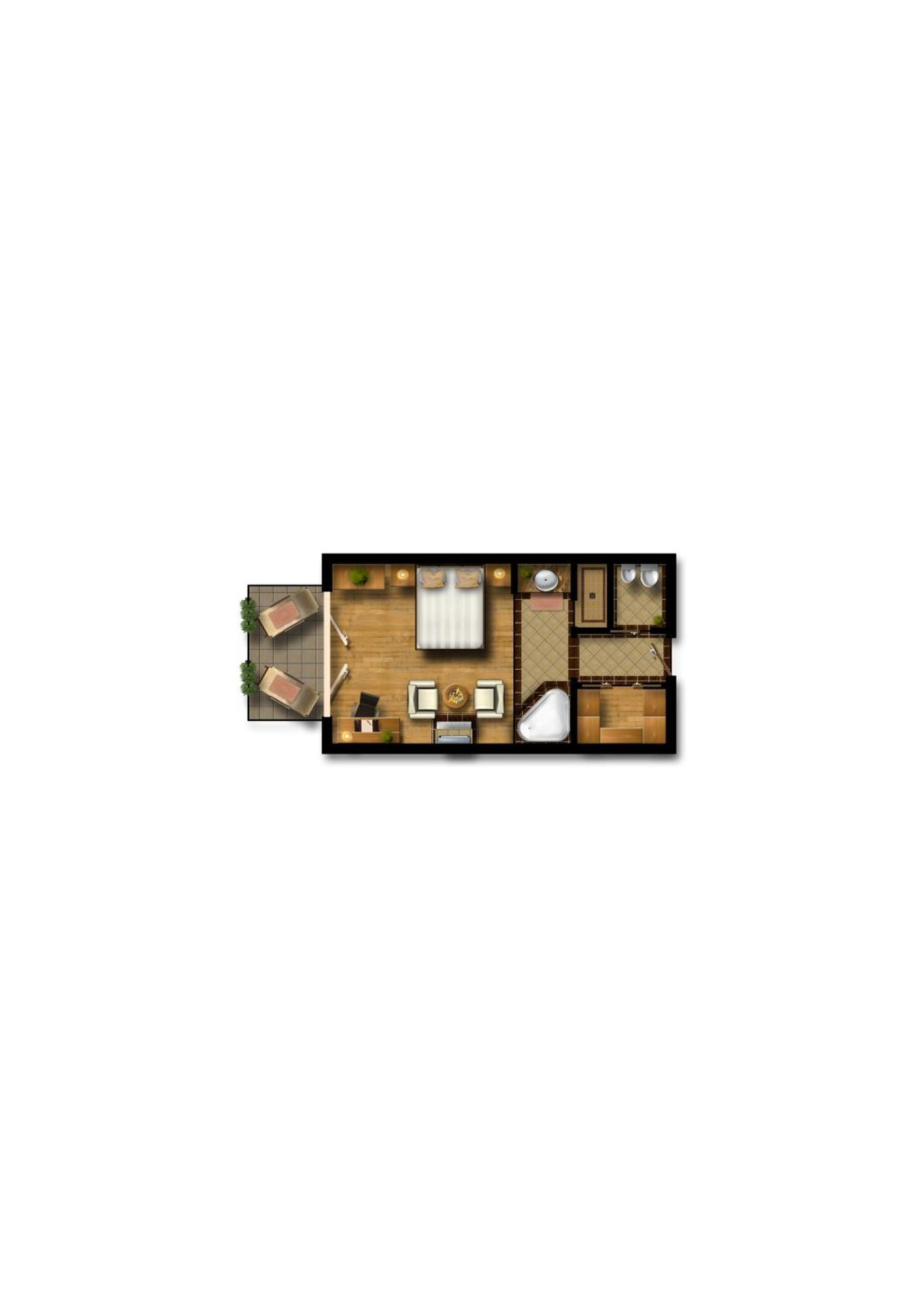 Deluxe Suite mit Kingsize-Bett