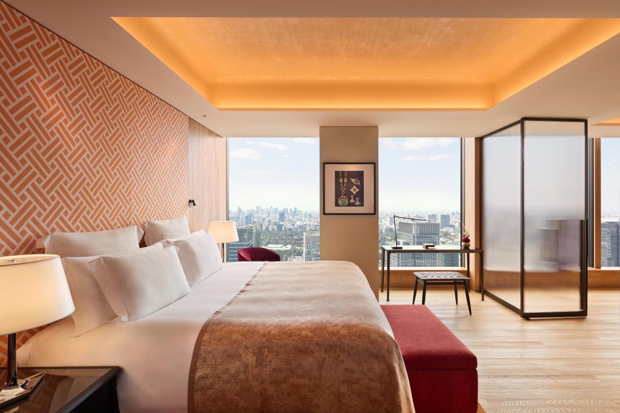 Junior Suite mit Kingsize-Bett und Gartenblick