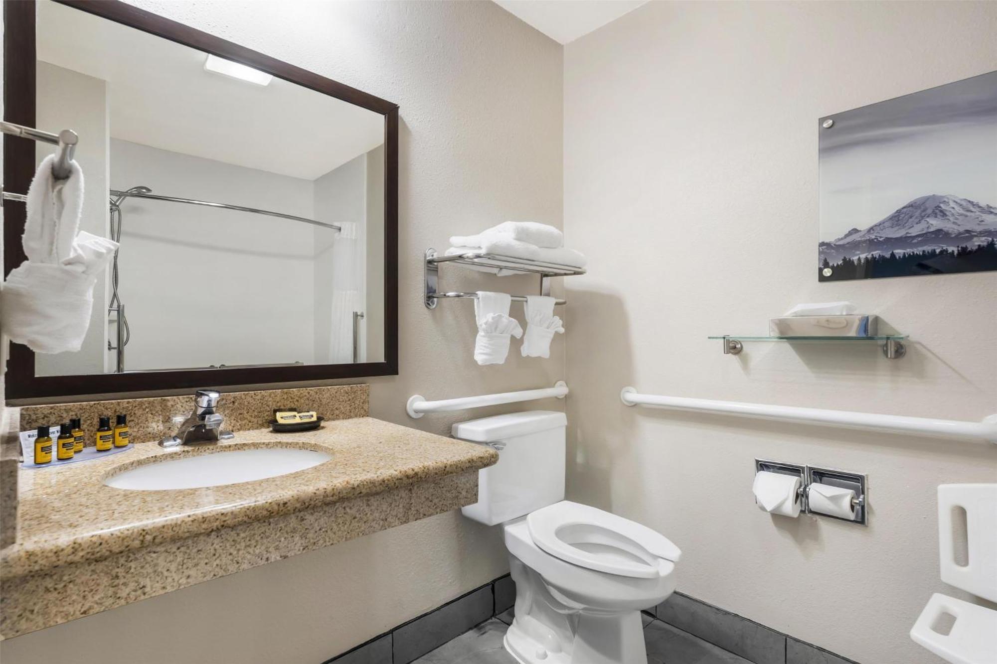 Queen Room Two Queen Beds Roll Shower Disability Access or Non-Smoking