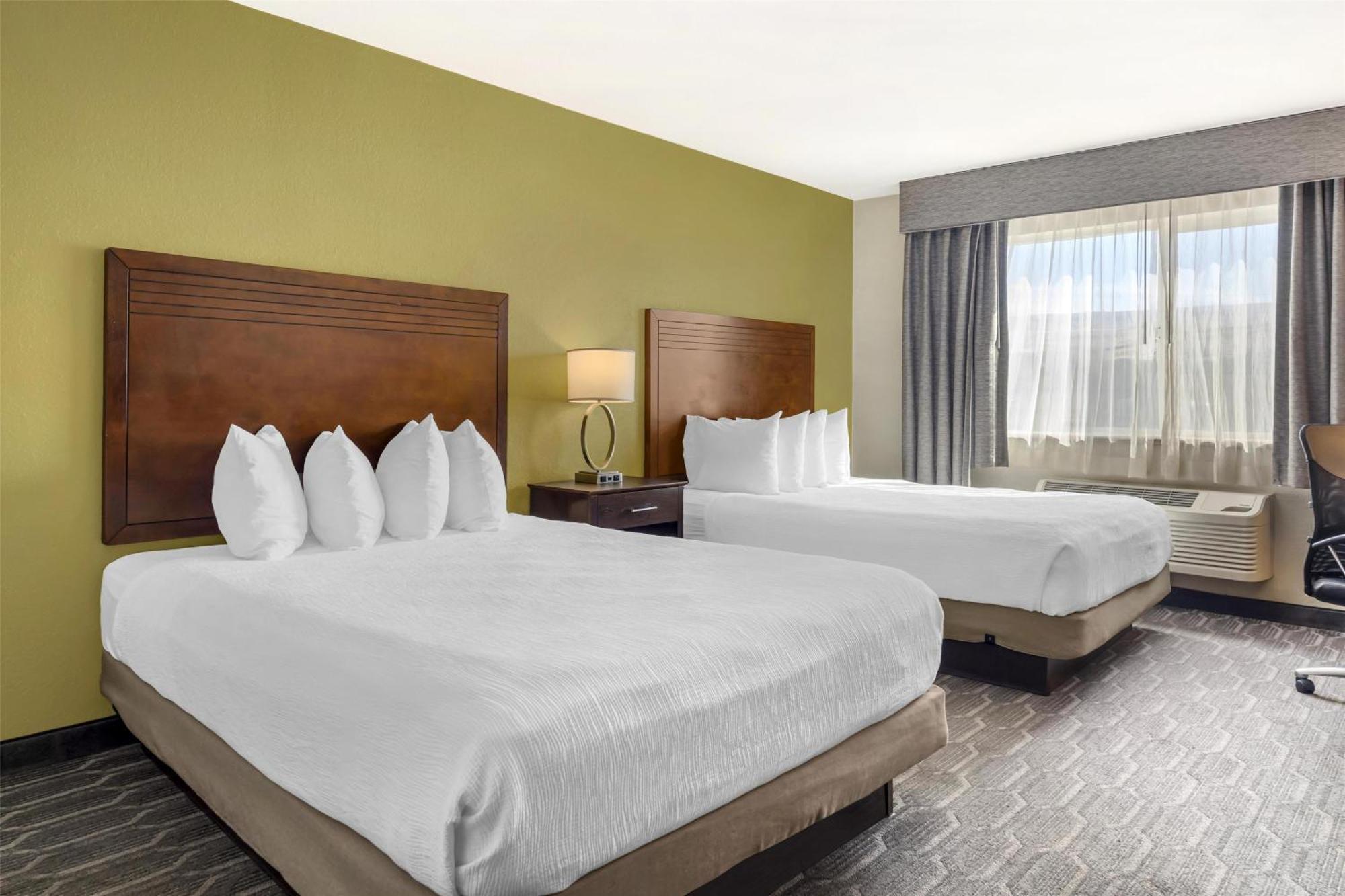 Queen Room Two Queen Beds Roll Shower Disability Access or Non-Smoking