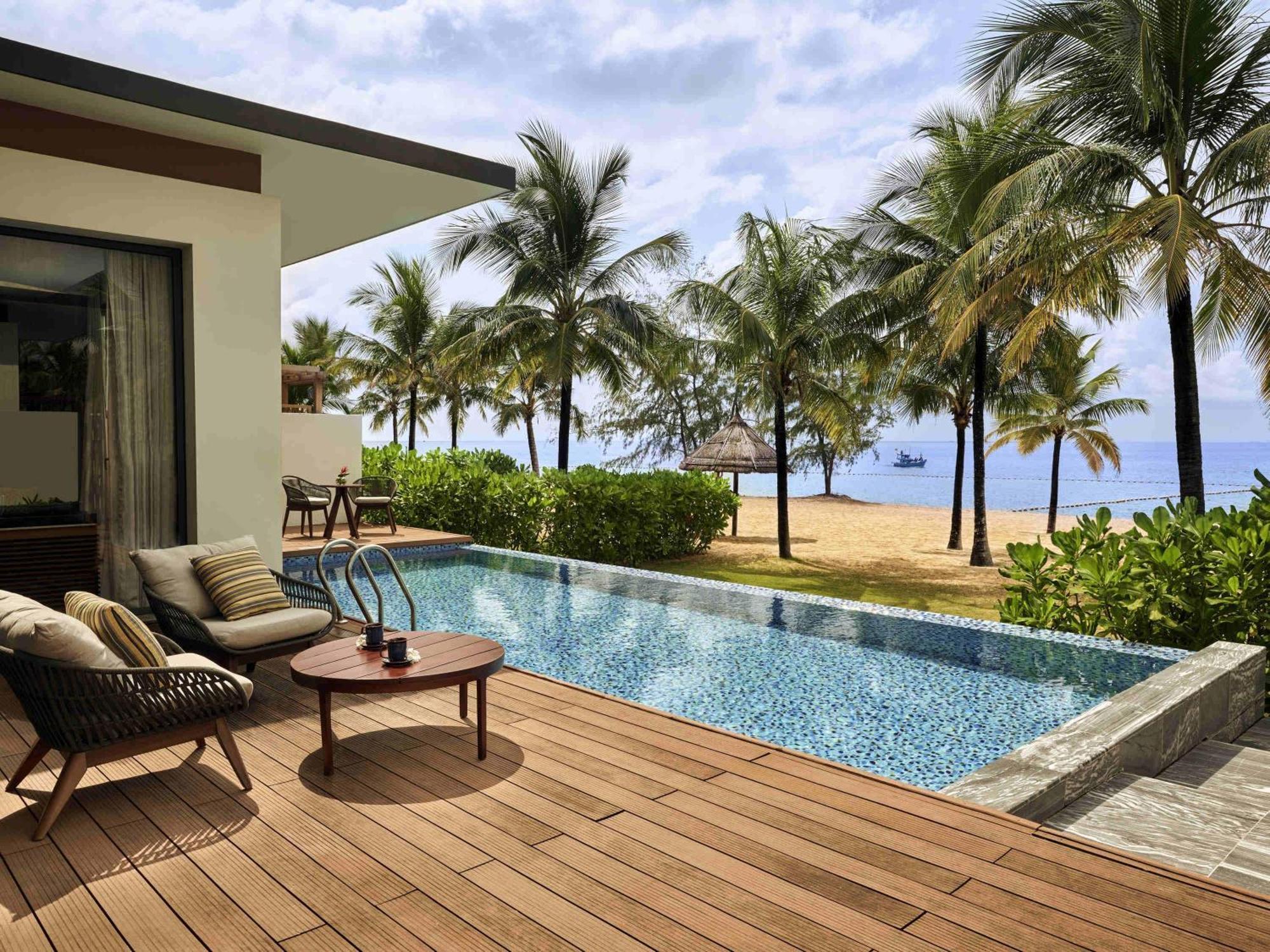 Villa mit 3 Schlafzimmern und eigenem Pool - am Strand