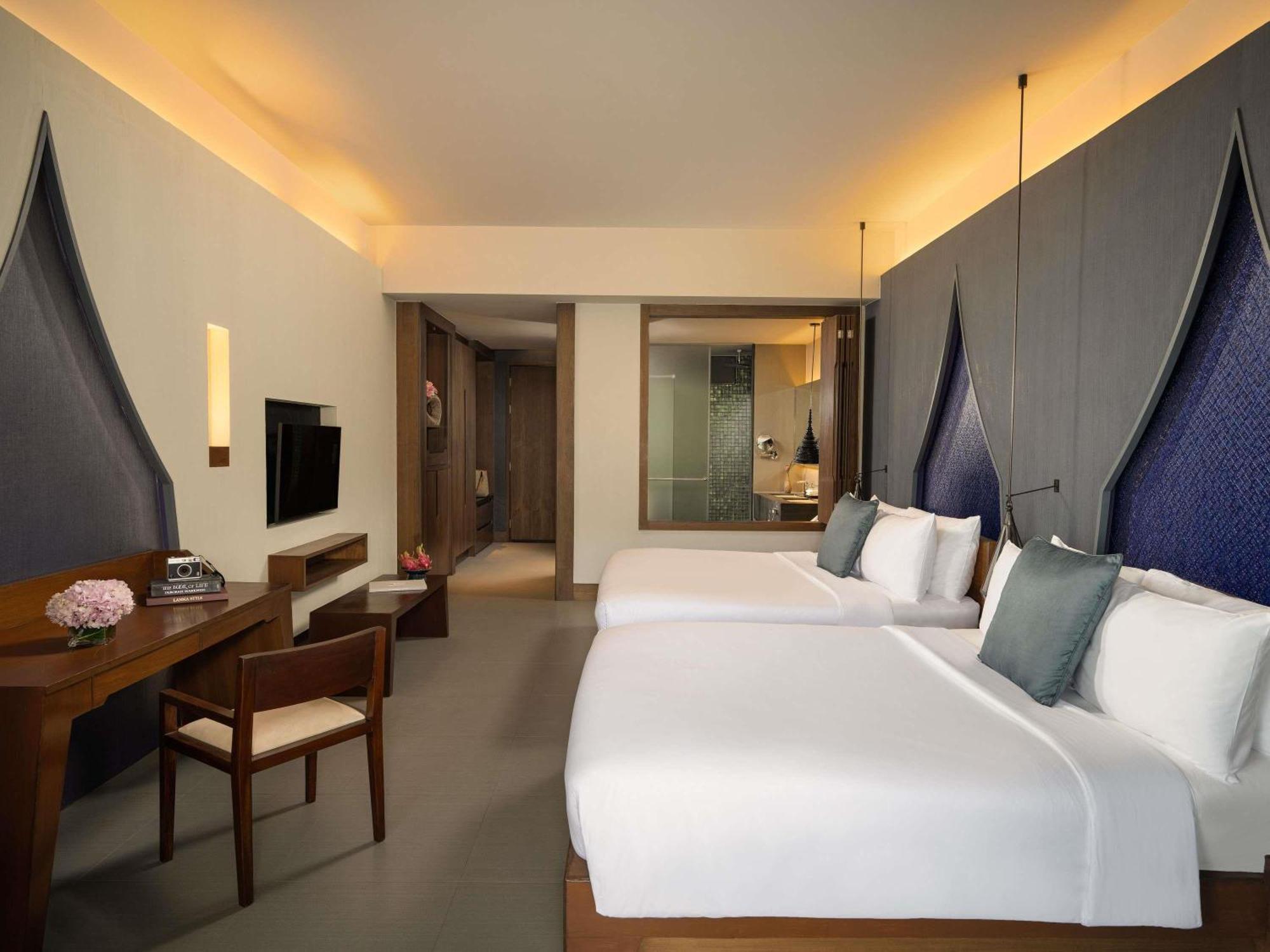 Deluxe Familienzimmer mit 1 Kingsize- und 1 Queensize-Bett