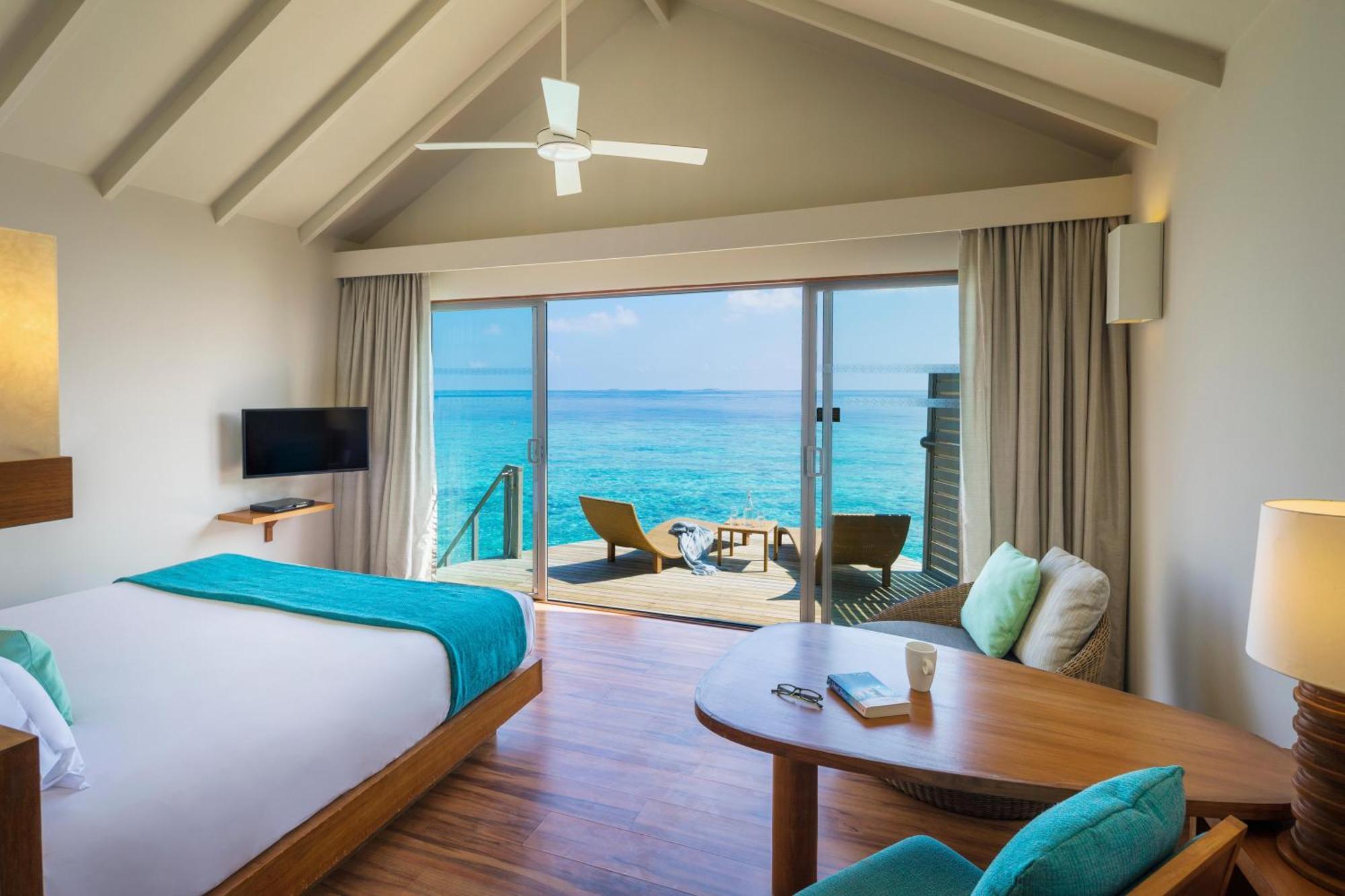 Villa mit Kingsize-Bett – auf dem Wasser