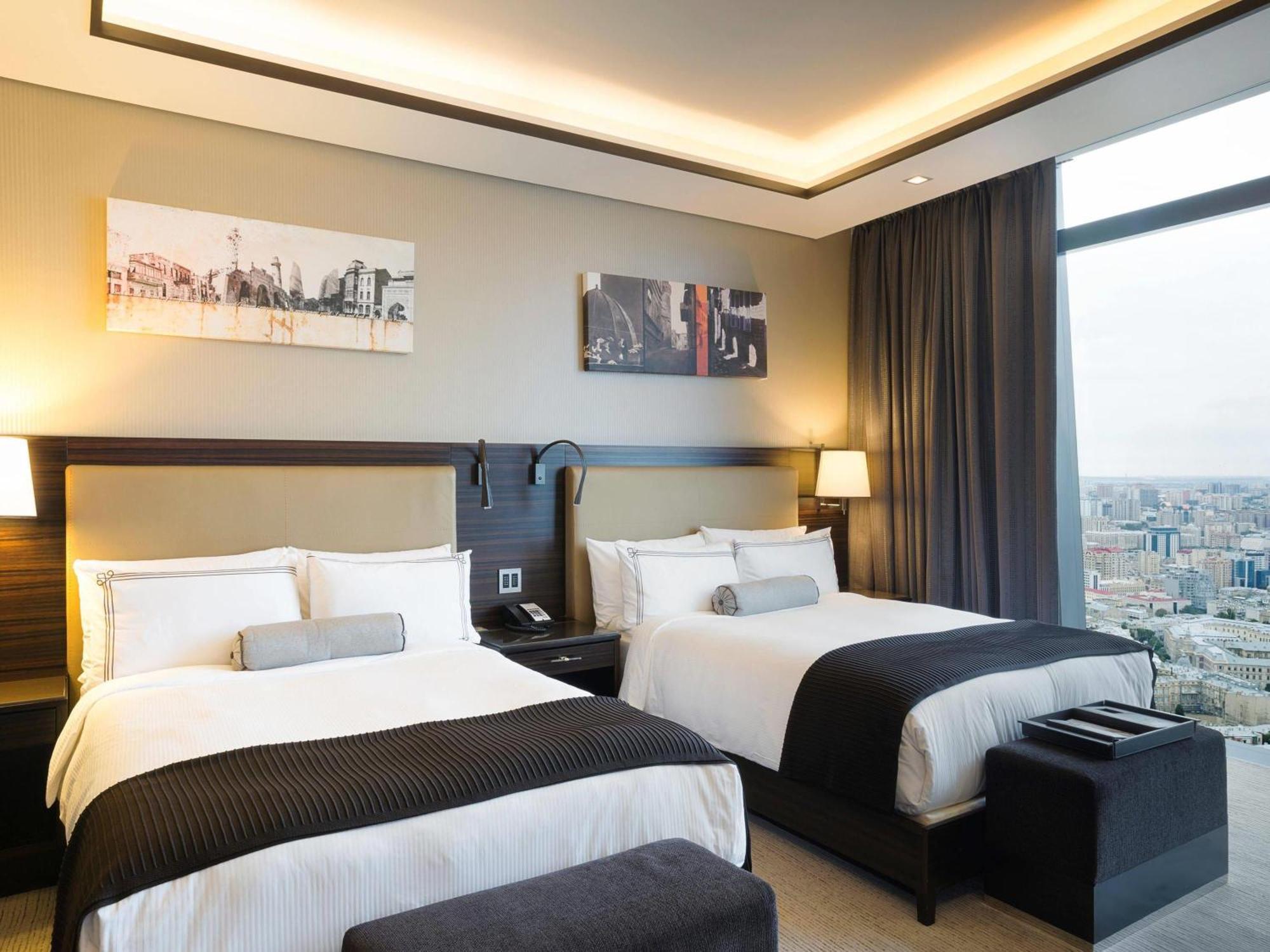 Deluxe Zweibettzimmer mit Stadtblick