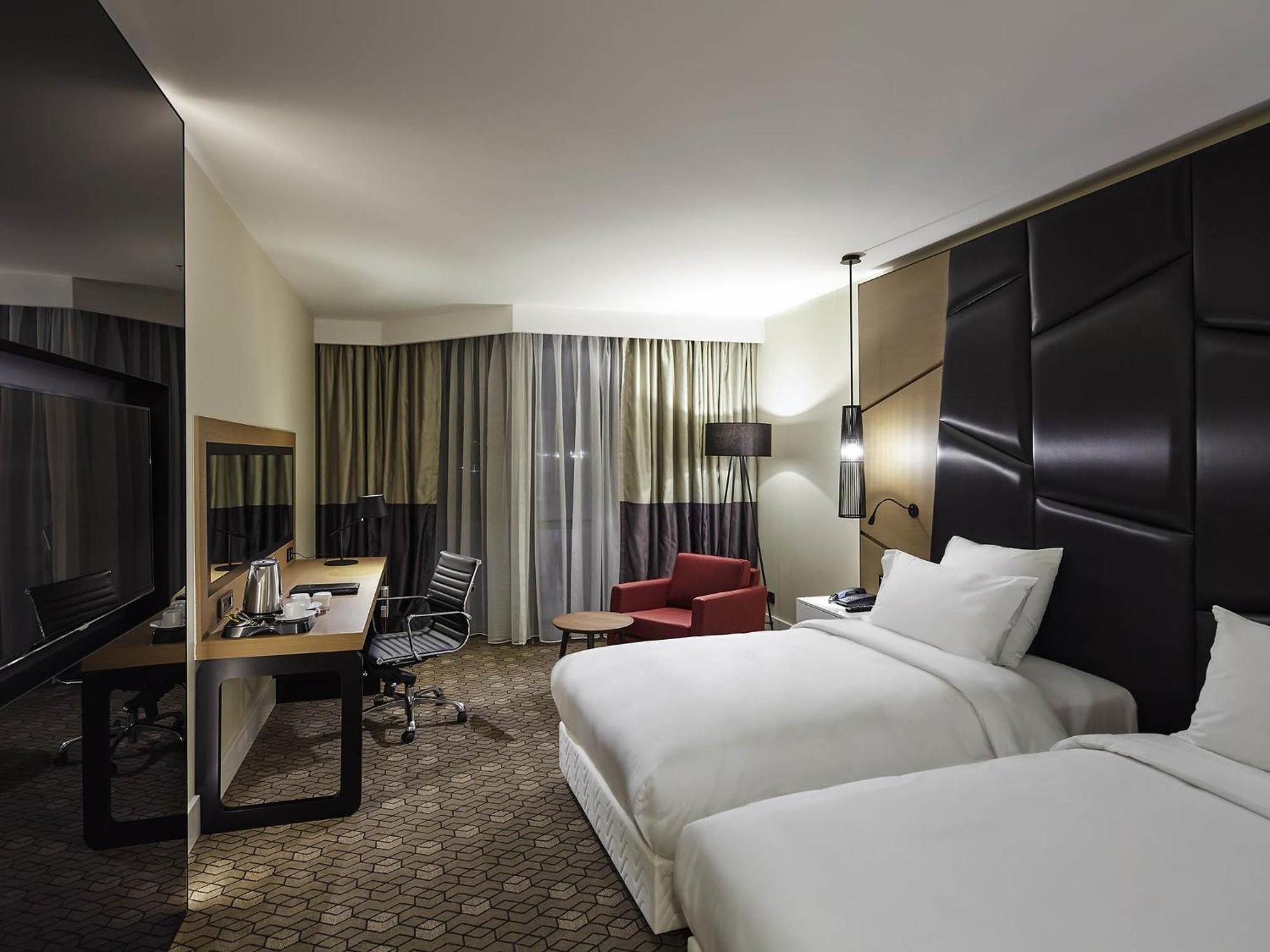 Deluxe Zweibettzimmer mit Stadtblick