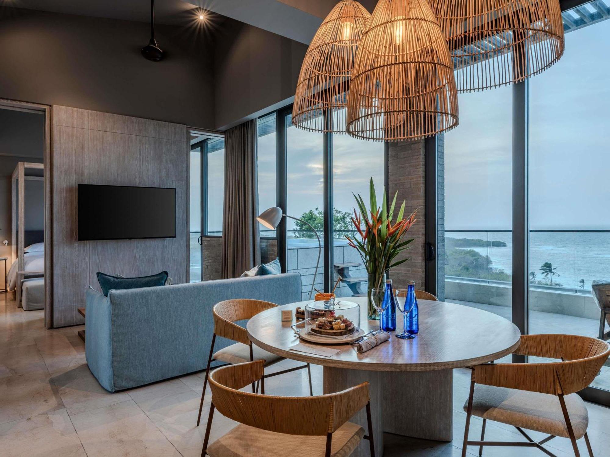 Karibisches Penthouse für Familien mit 2 Schlafzimmern, 2 Kingsize-Betten und Meerblick