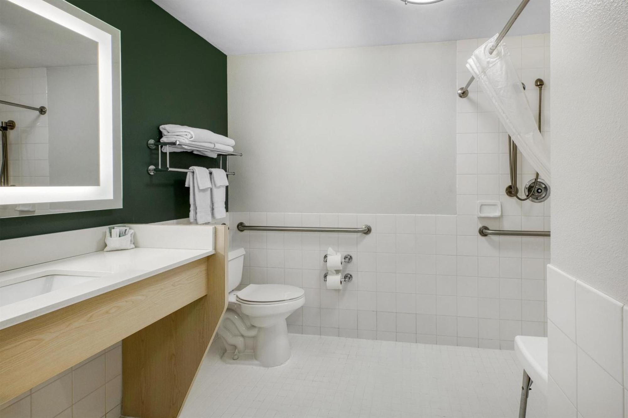 Queen Room Two Queen Beds Walk Shower Disability Access or Non-Smoking