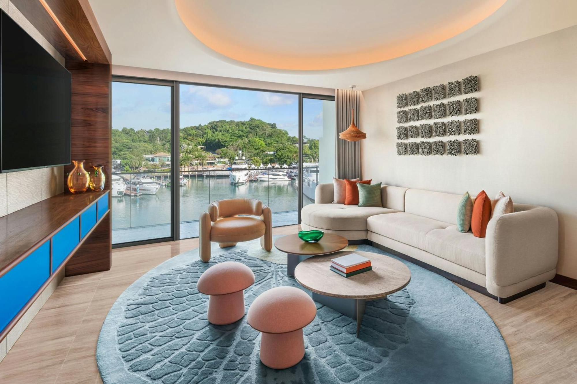 W-Suite, 1 Schlafzimmer, 1 Super-Kingsize-Bett, Balkon