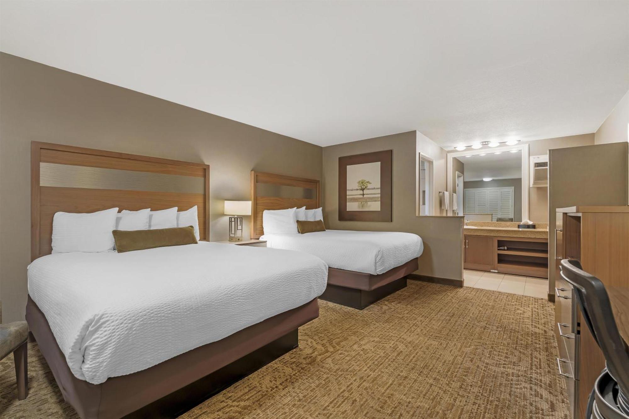 Doppelzimmer mit 2 Queensize-Betten - barrierefrei, Nichtraucher