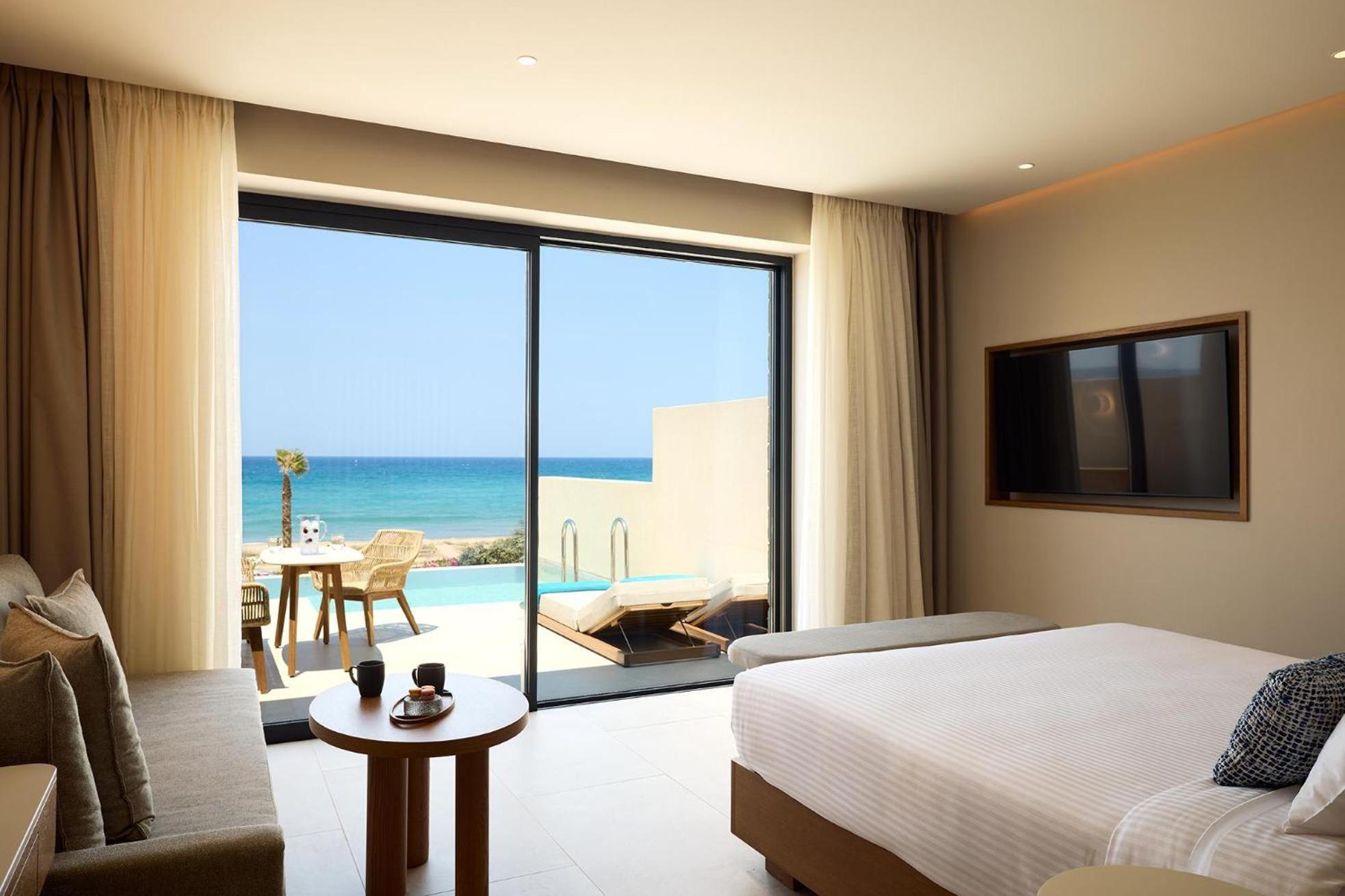 Familiensuite mit Meerblick und 2 Schlafzimmern mit eigenem Pool