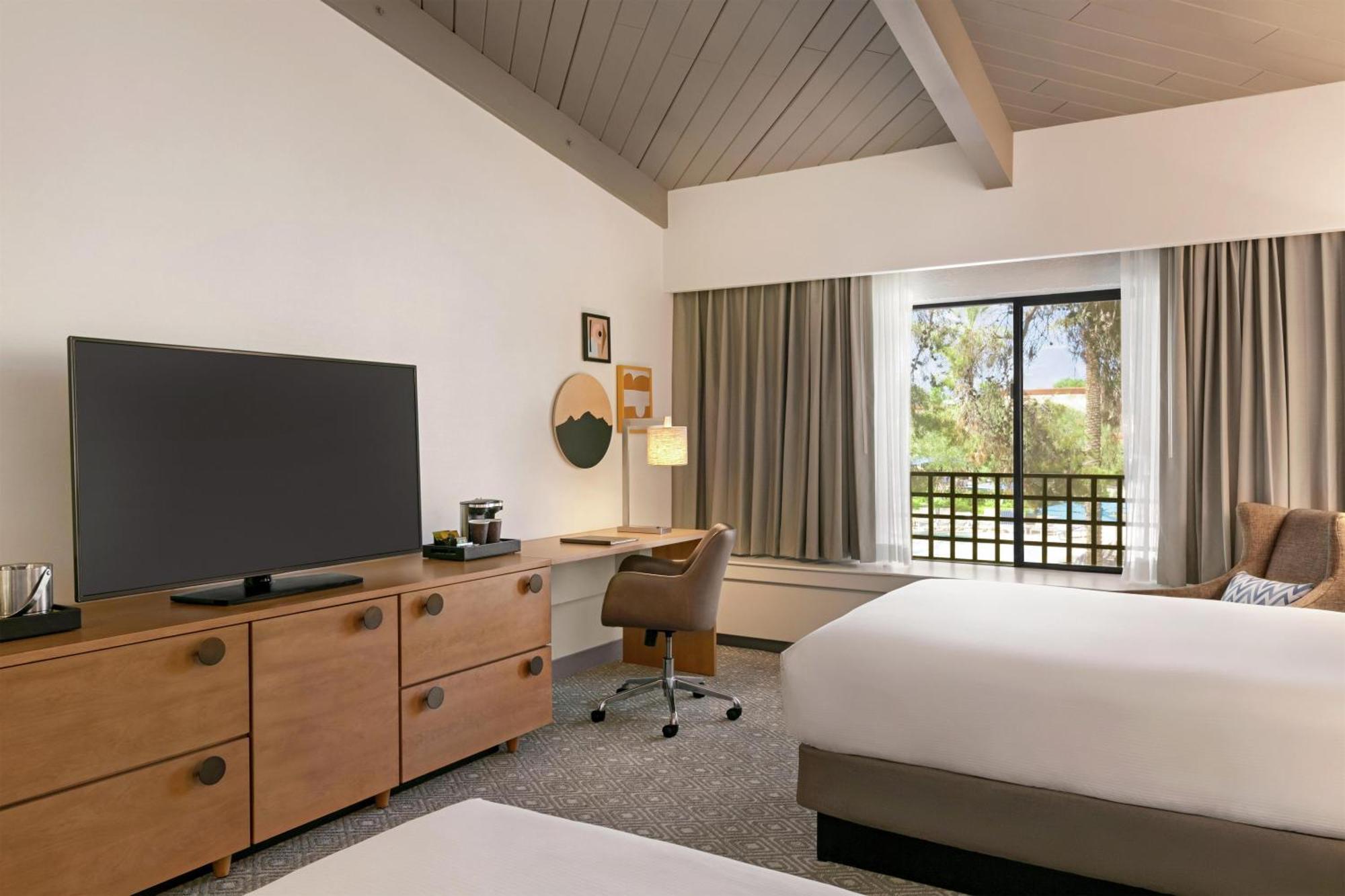 Room Two Queen Beds Pool Patio