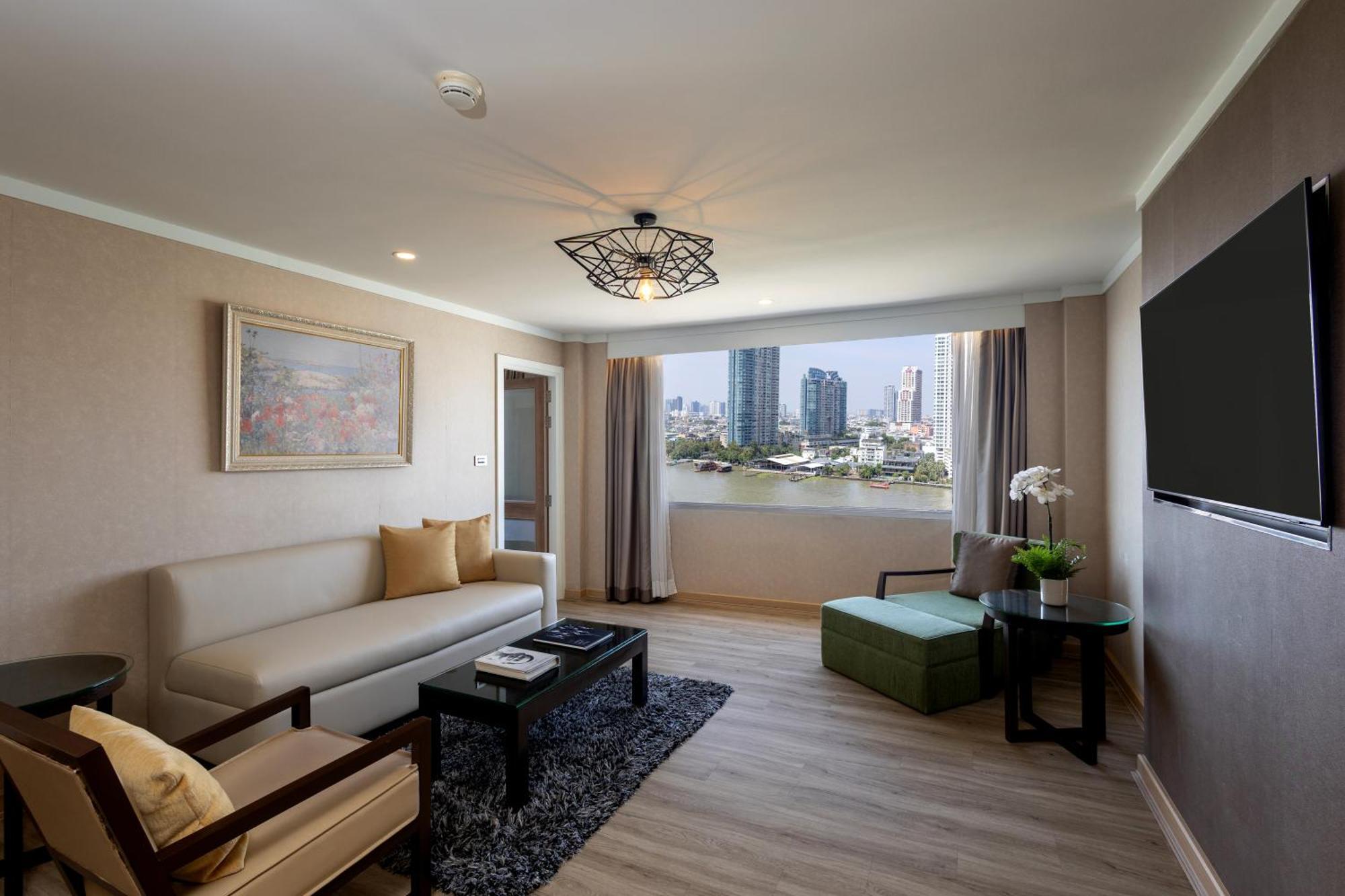 Royal Suite mit 2 Einzelbetten und Flussblick