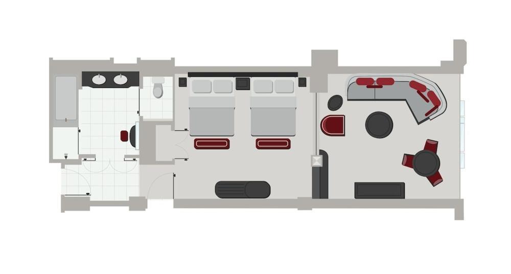 Luxuriöse Suite mit 2 Queensize-Betten + Luxuriöse Suite mit 2 Queensize-Betten