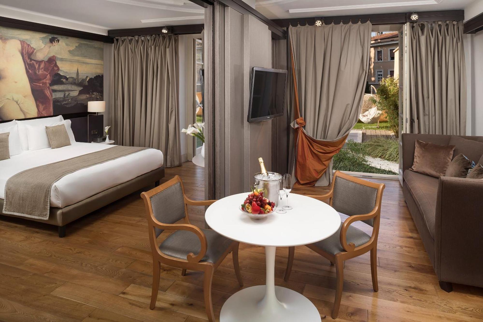 Garten Studio Apartment mit Hydromassage-Wanne und Spa-Zugang