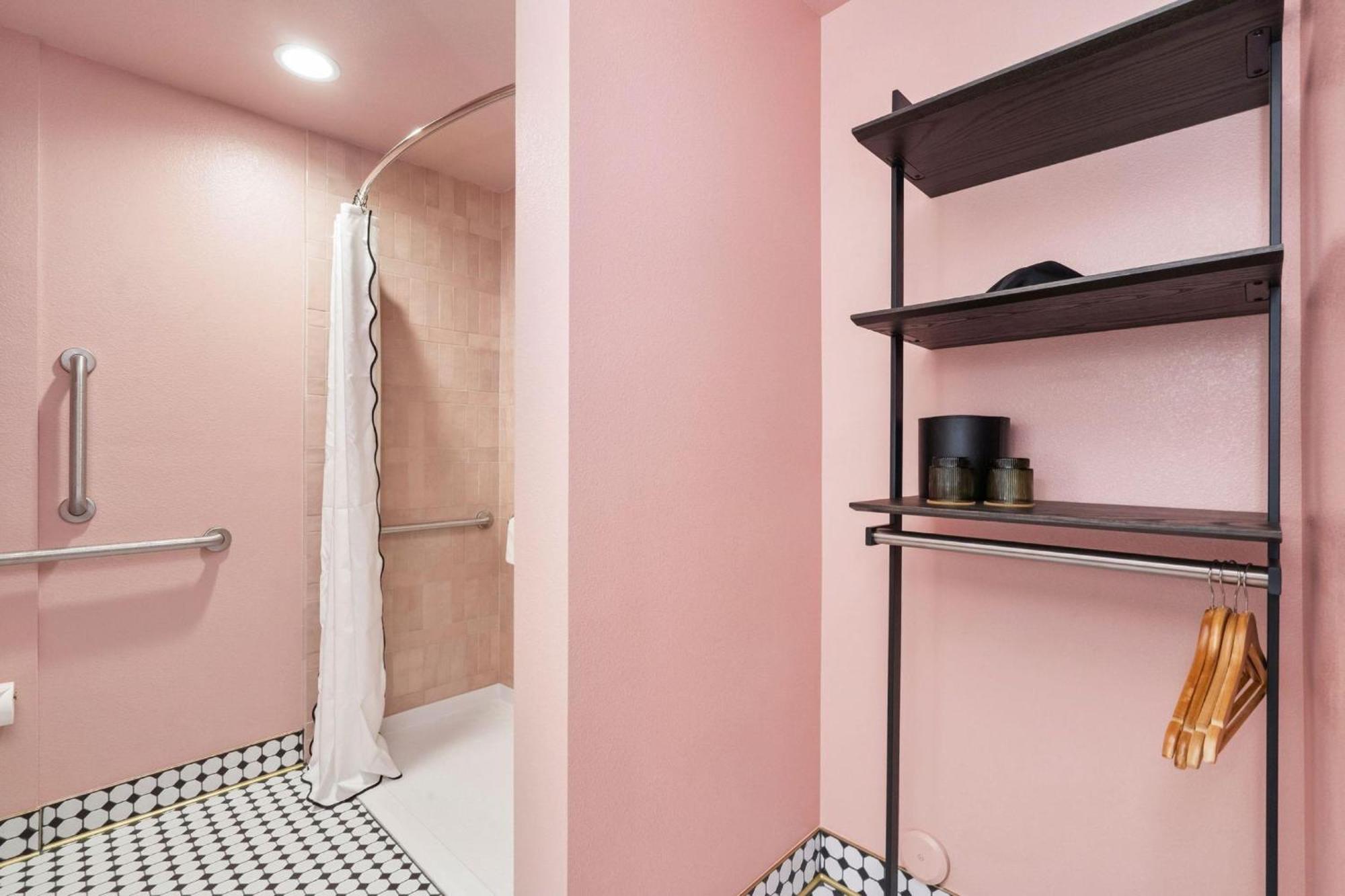 Double Room Two Double Beds Roll Shower Disability Access or Non-Smoking