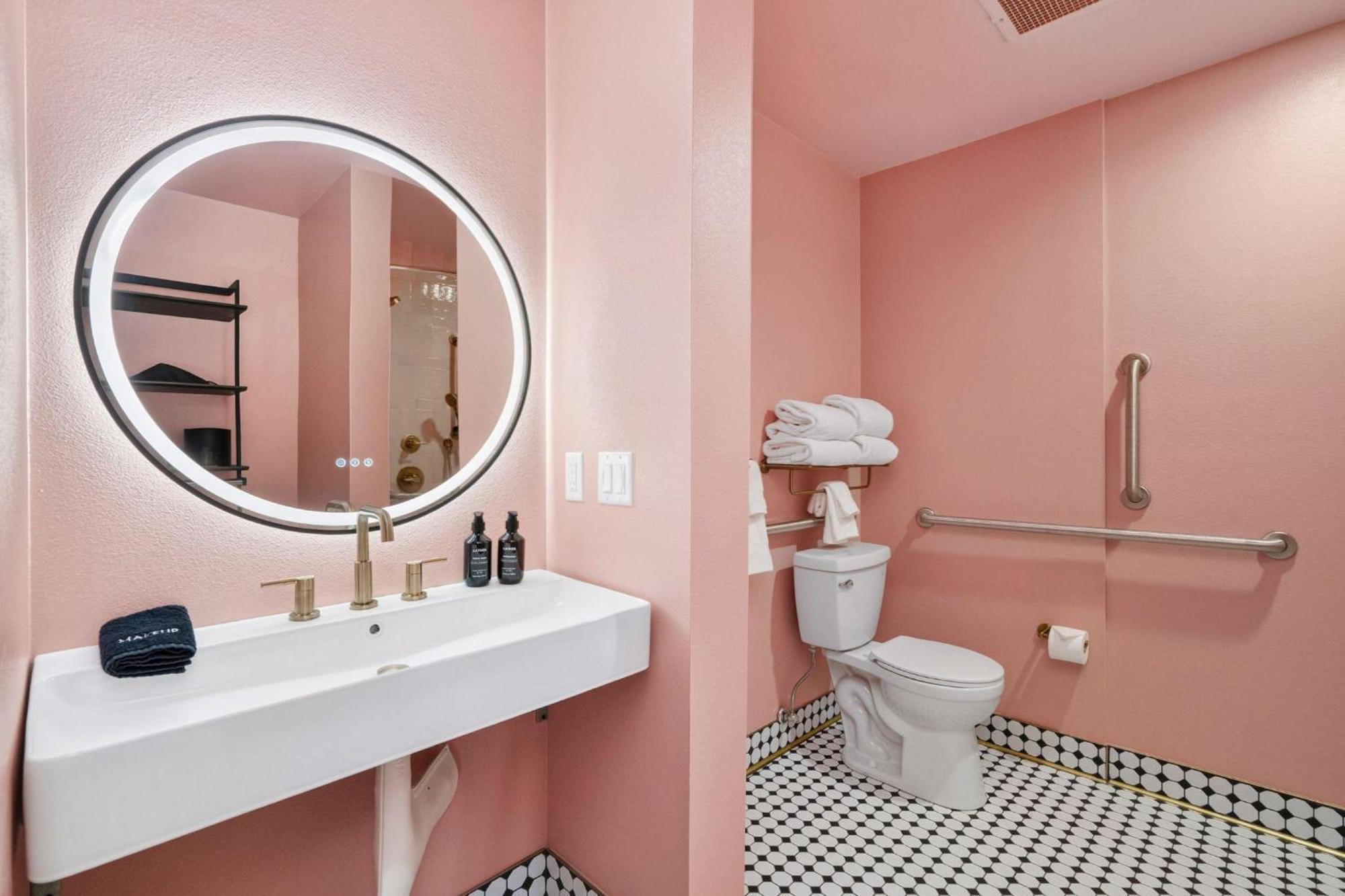 Double Room Two Double Beds Roll Shower Disability Access or Non-Smoking