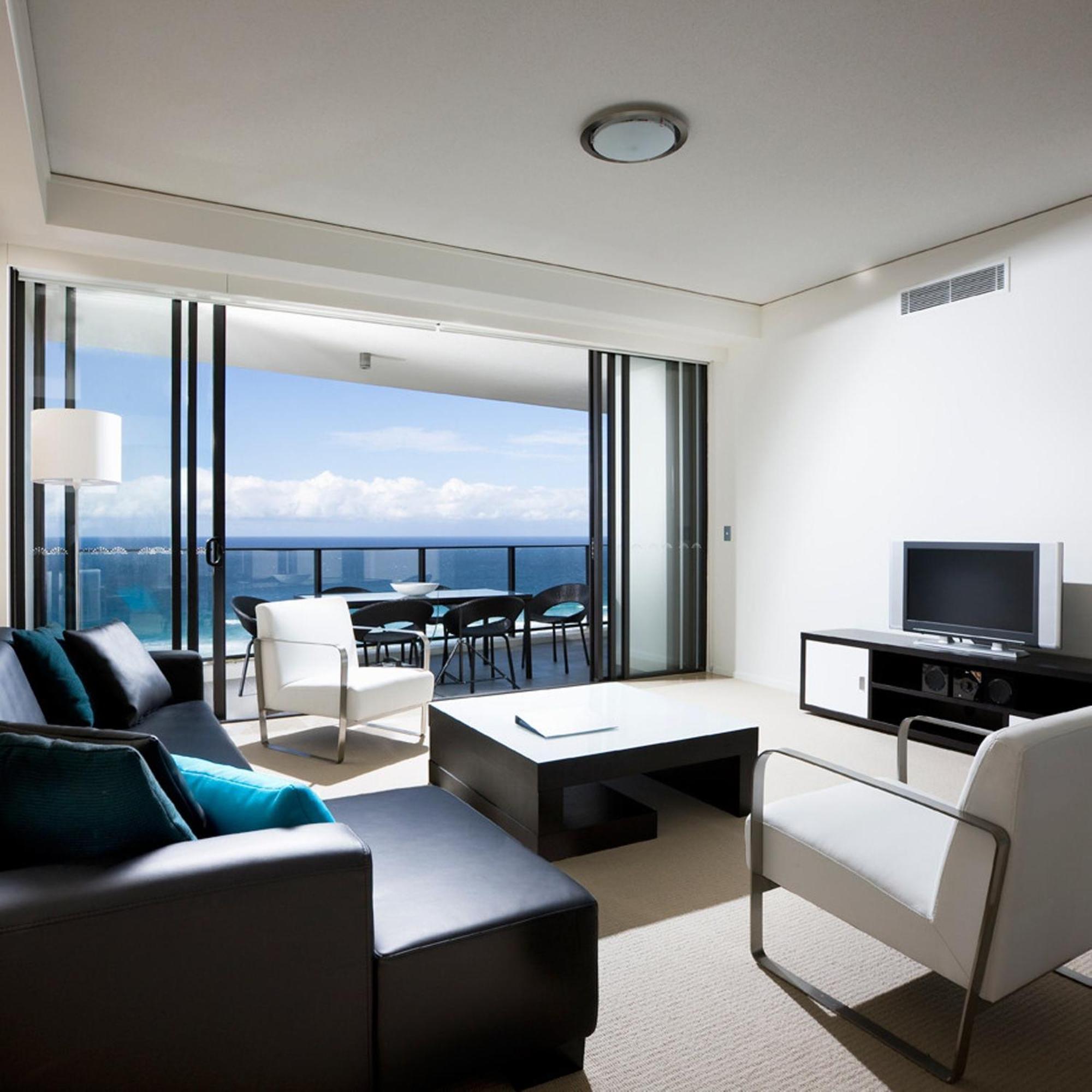 Apartment mit 2 Schlafzimmern und Meerblick