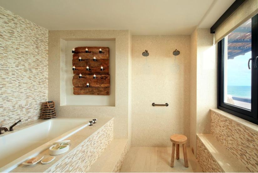 Spa-Suite mit 1 Schlafzimmer, Terrasse und Meerblick