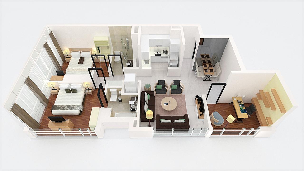 Two-bedroom Premier Suite