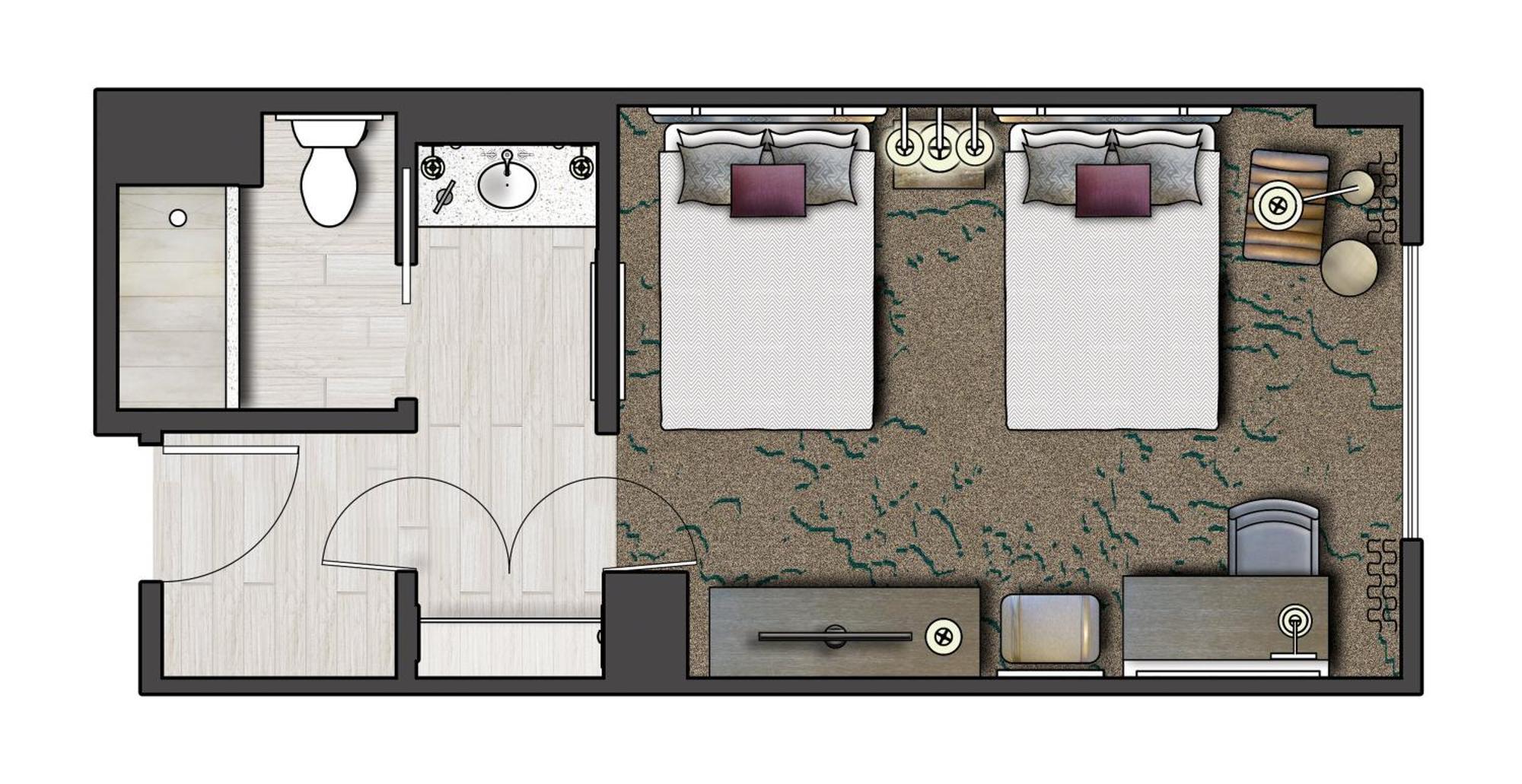 Standard Zimmer mit Aussicht (Inklusive KOSTENLOSEM Universal Express Unlimited)