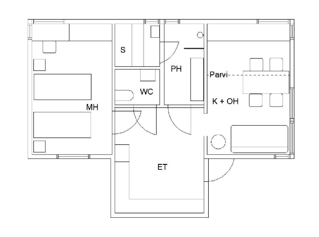 Villa mit 1 Schlafzimmer und Sauna