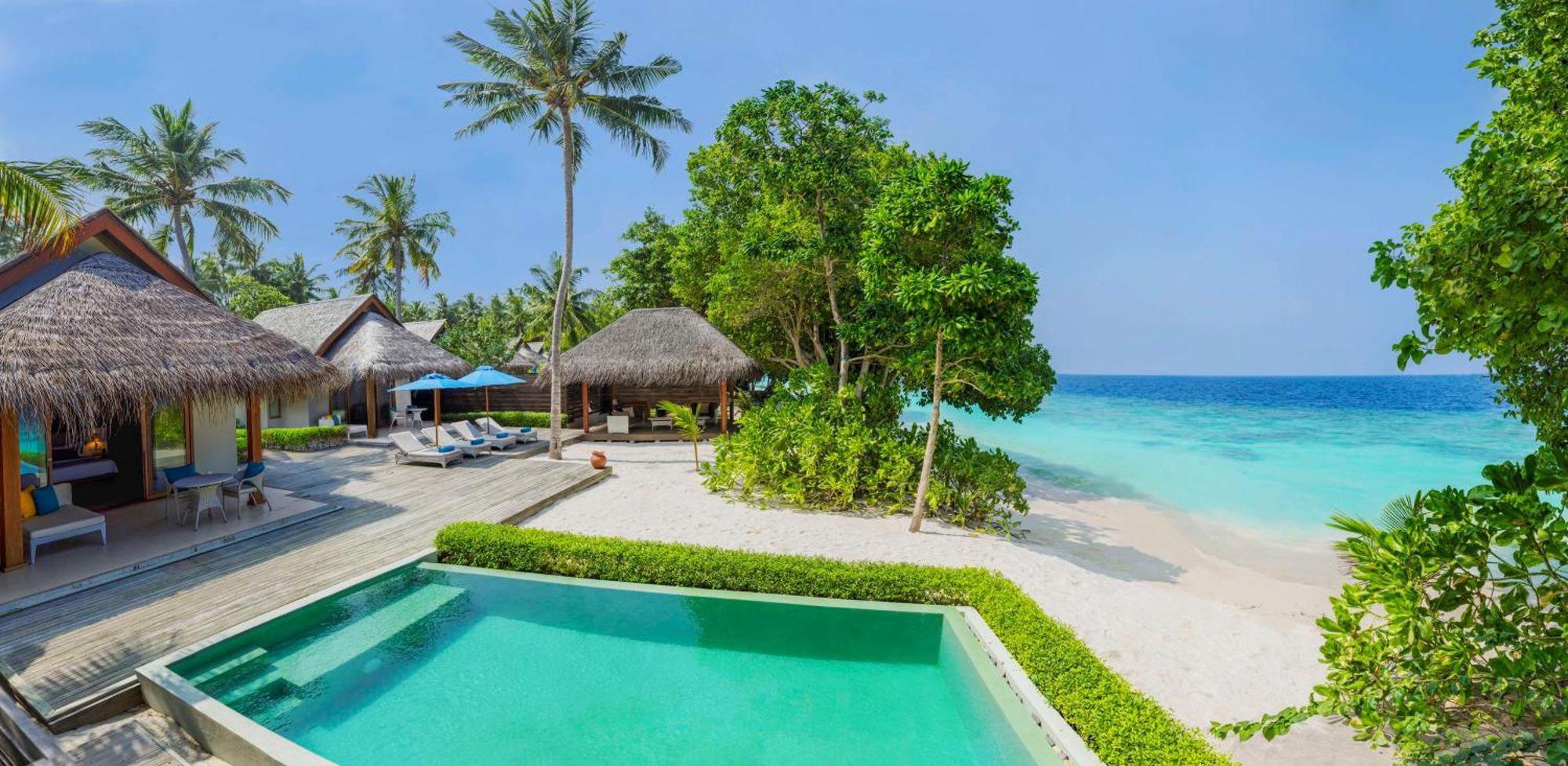 Poolvilla am Strand mit 2 Schlafzimmern - Größe 262 m², Butlerservice